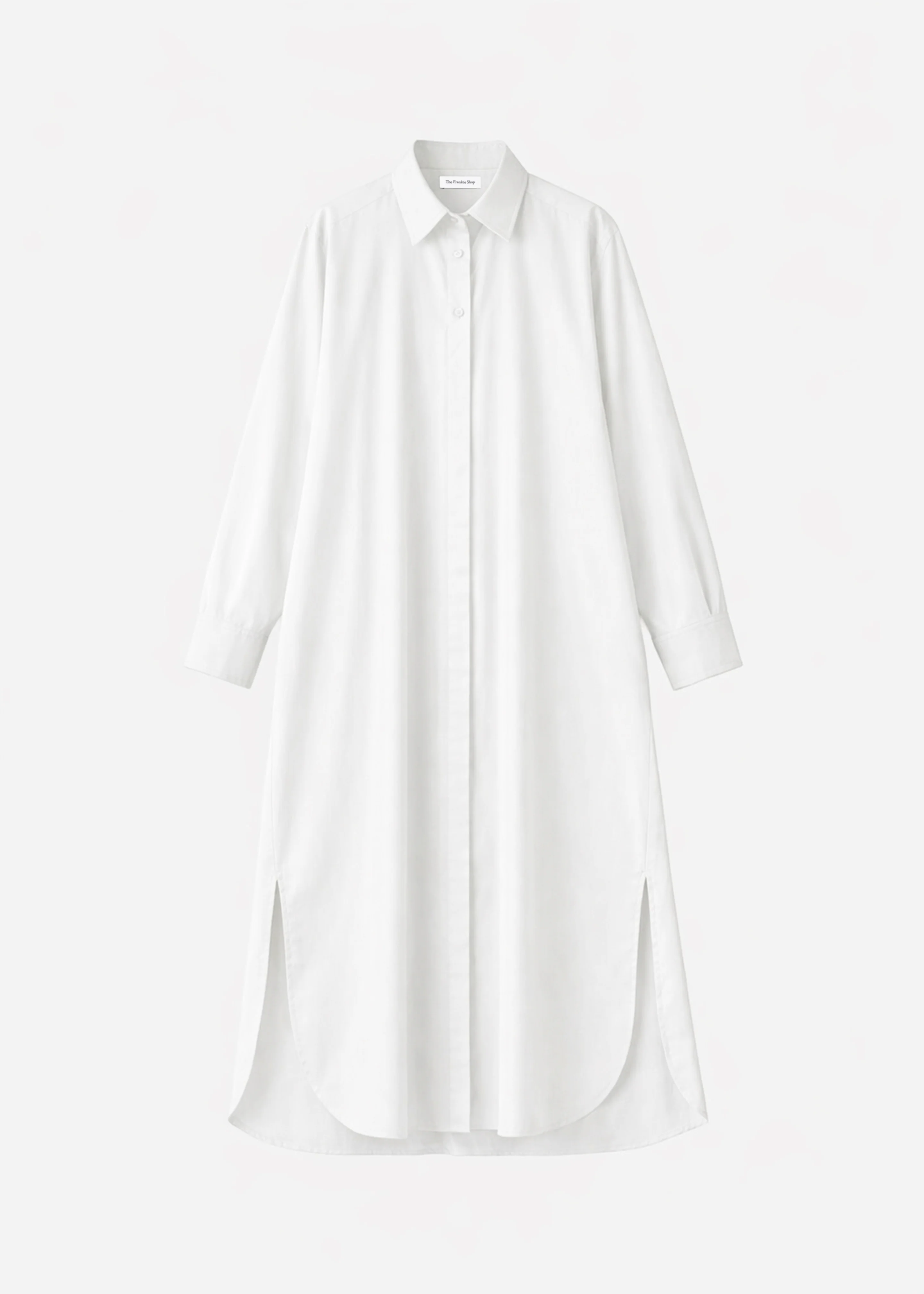 Bloom Organic Cotton Shirt Dress - White - Image 7