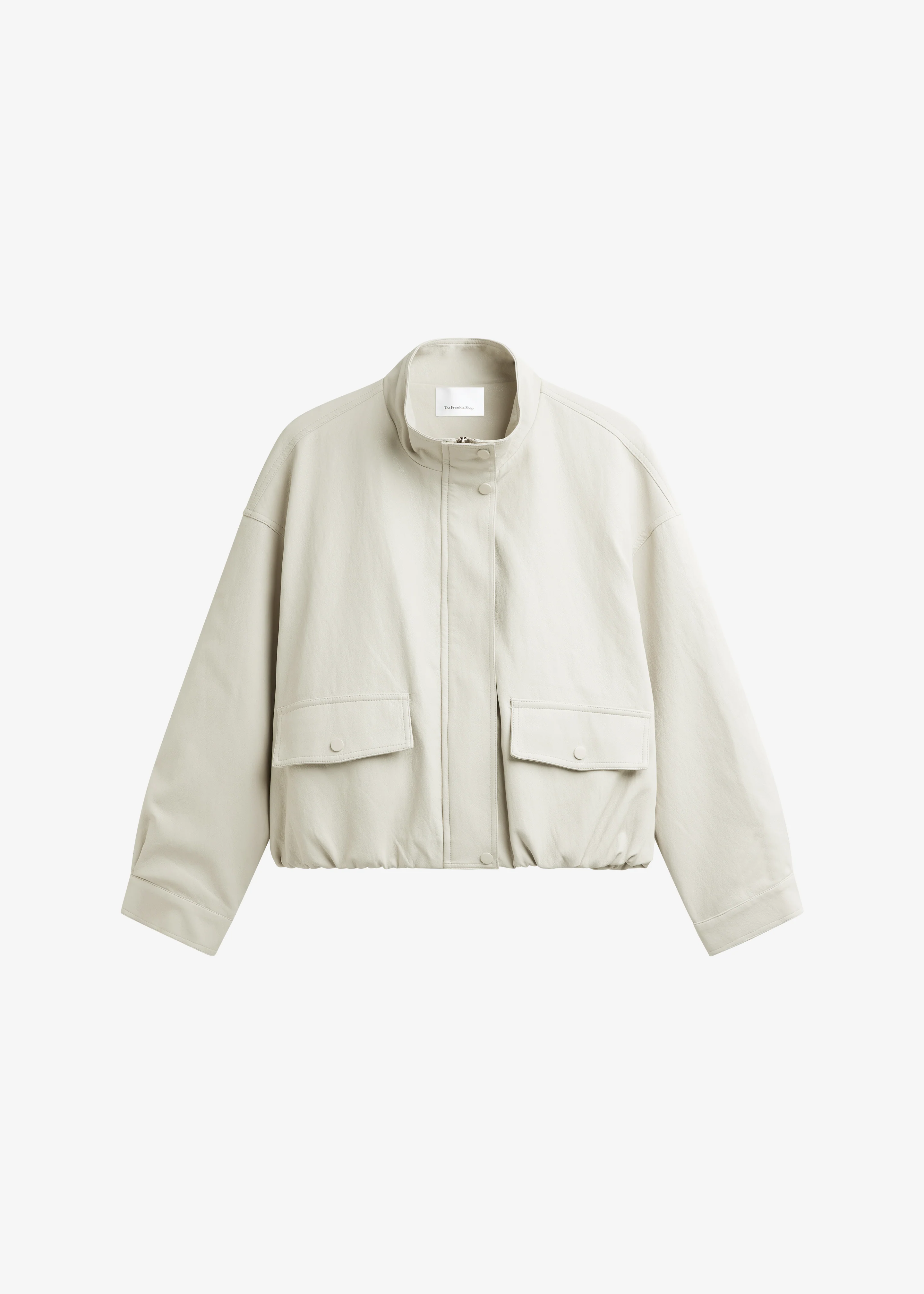 Brasov Bubble-Hem Jacket - Light Beige - Image 8