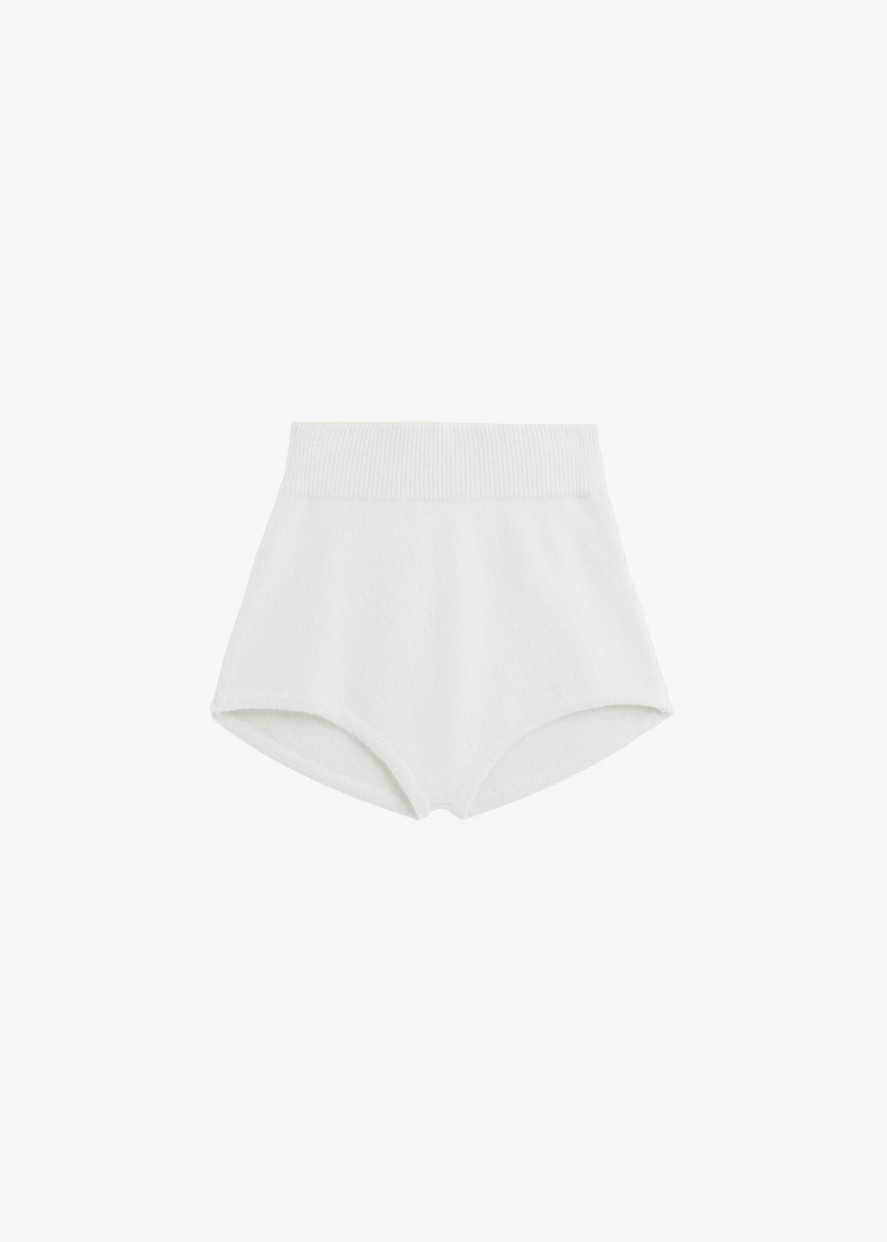 Bresica Knit Hot Pants - Ivory - Image 11