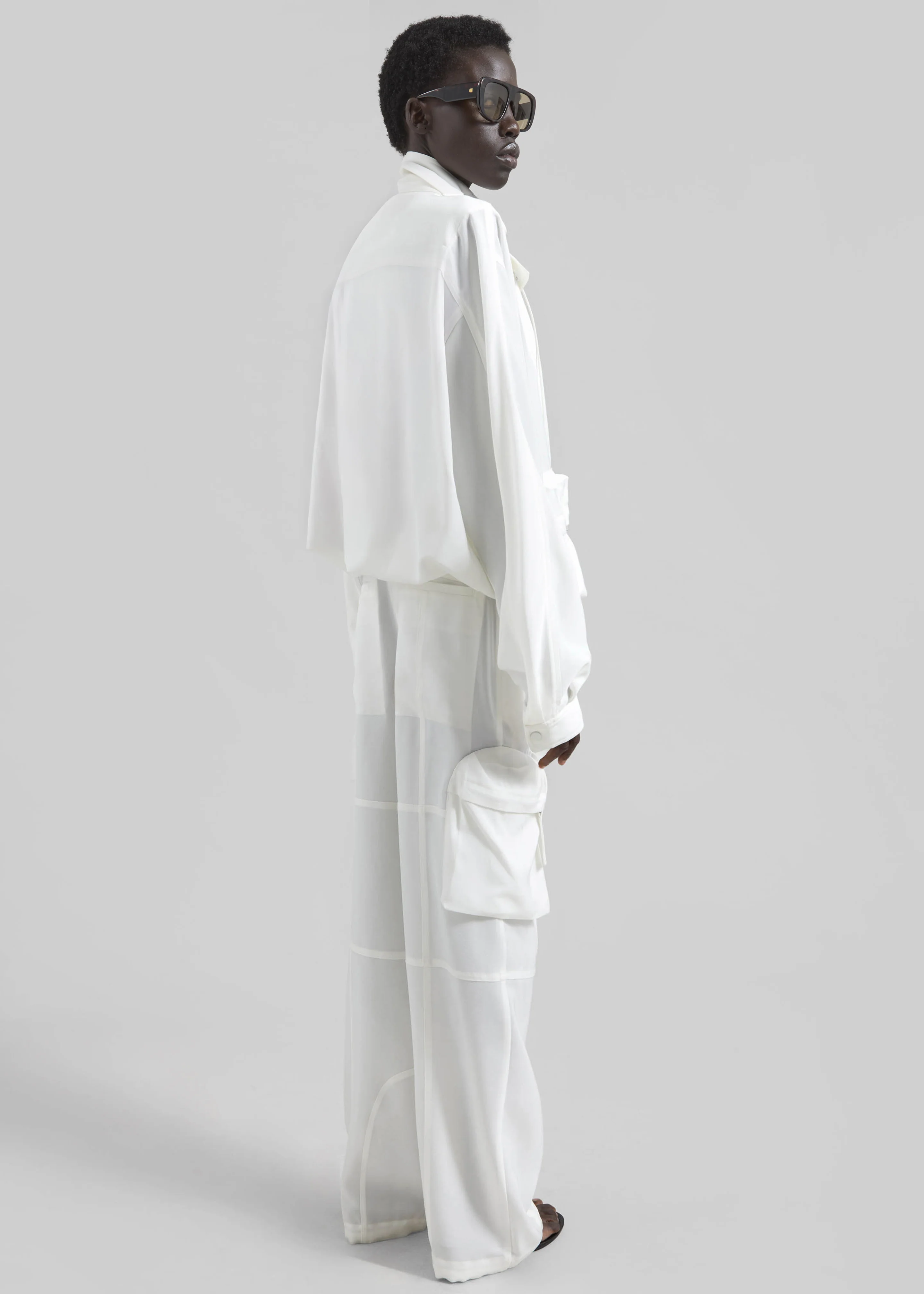Breya Fluid Jacket - White - Image 6