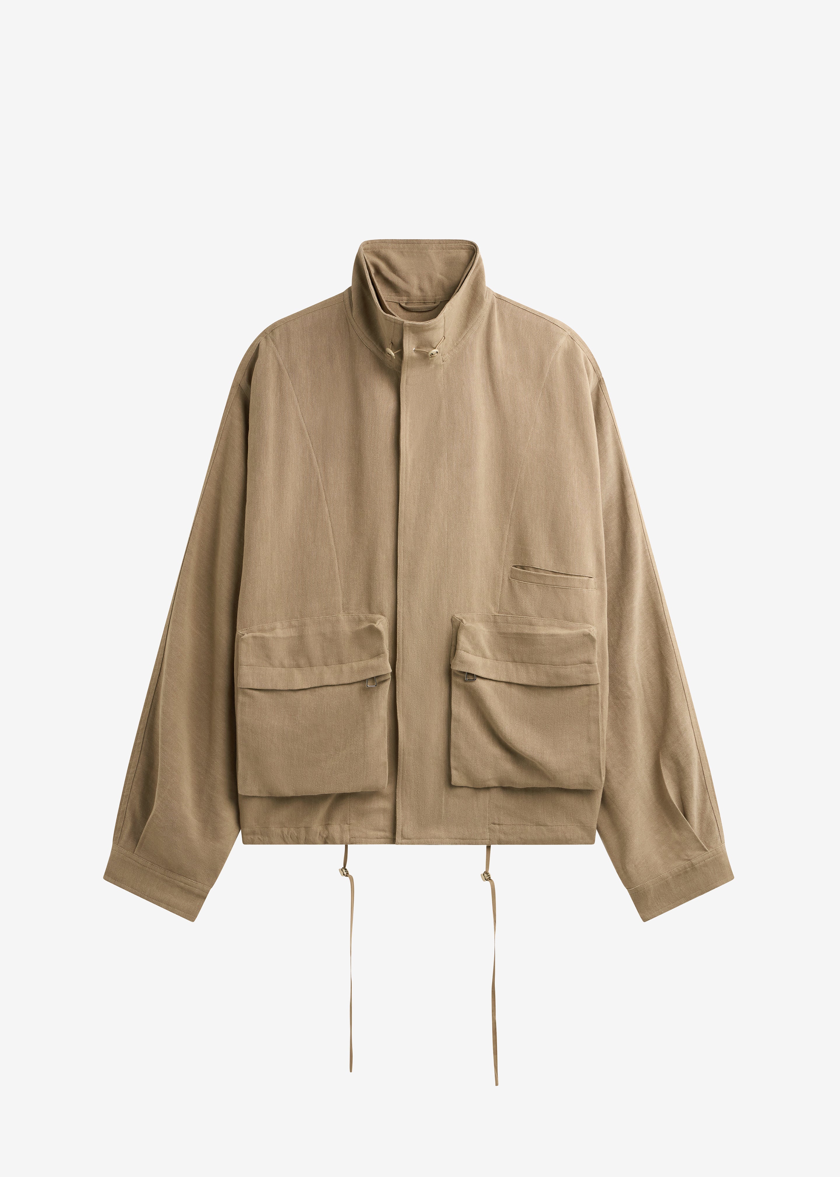 Breya Linen Fluid Jacket - Camel - Image 9