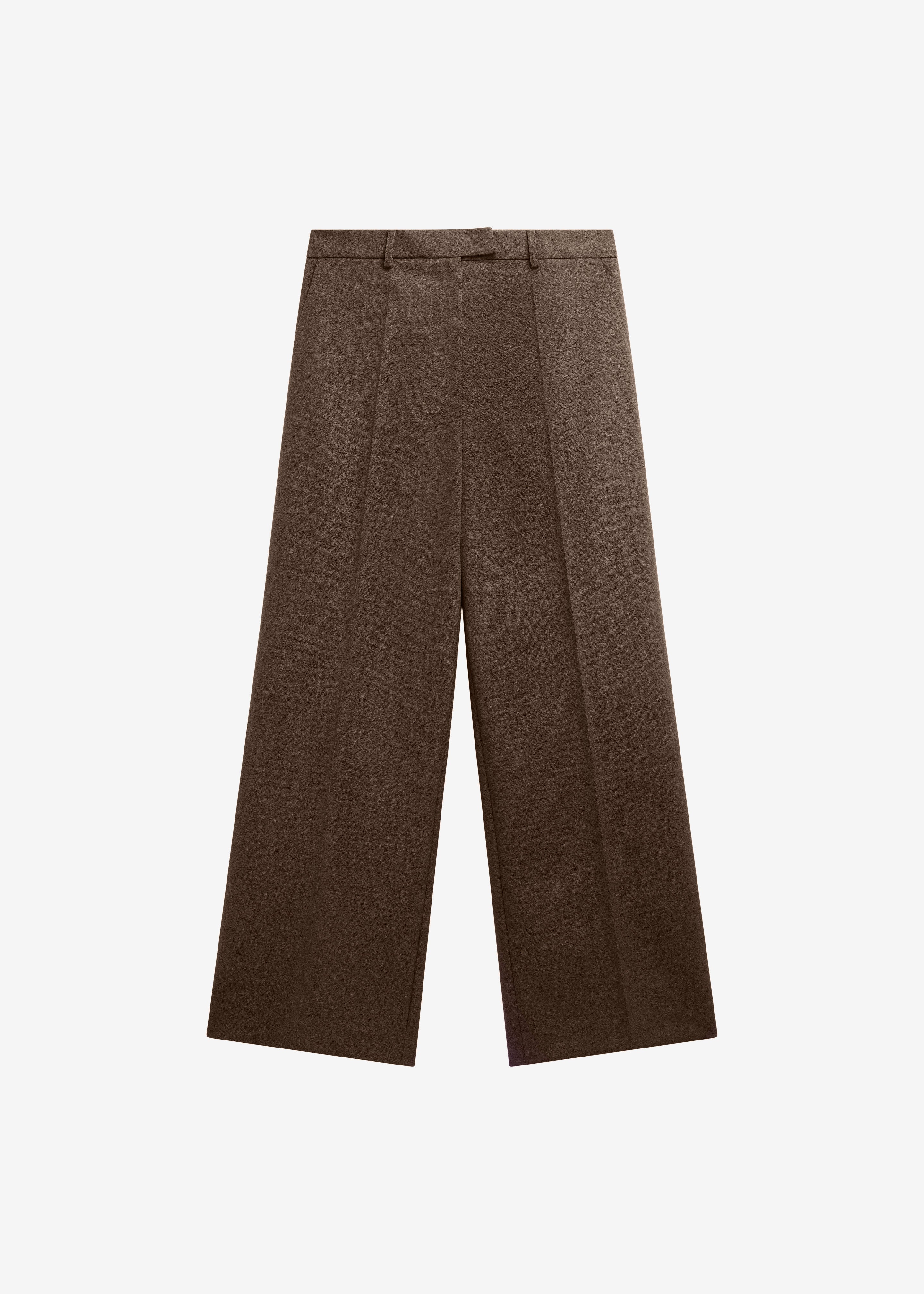 Brickell Flannel Trousers - Mocha - Image 6