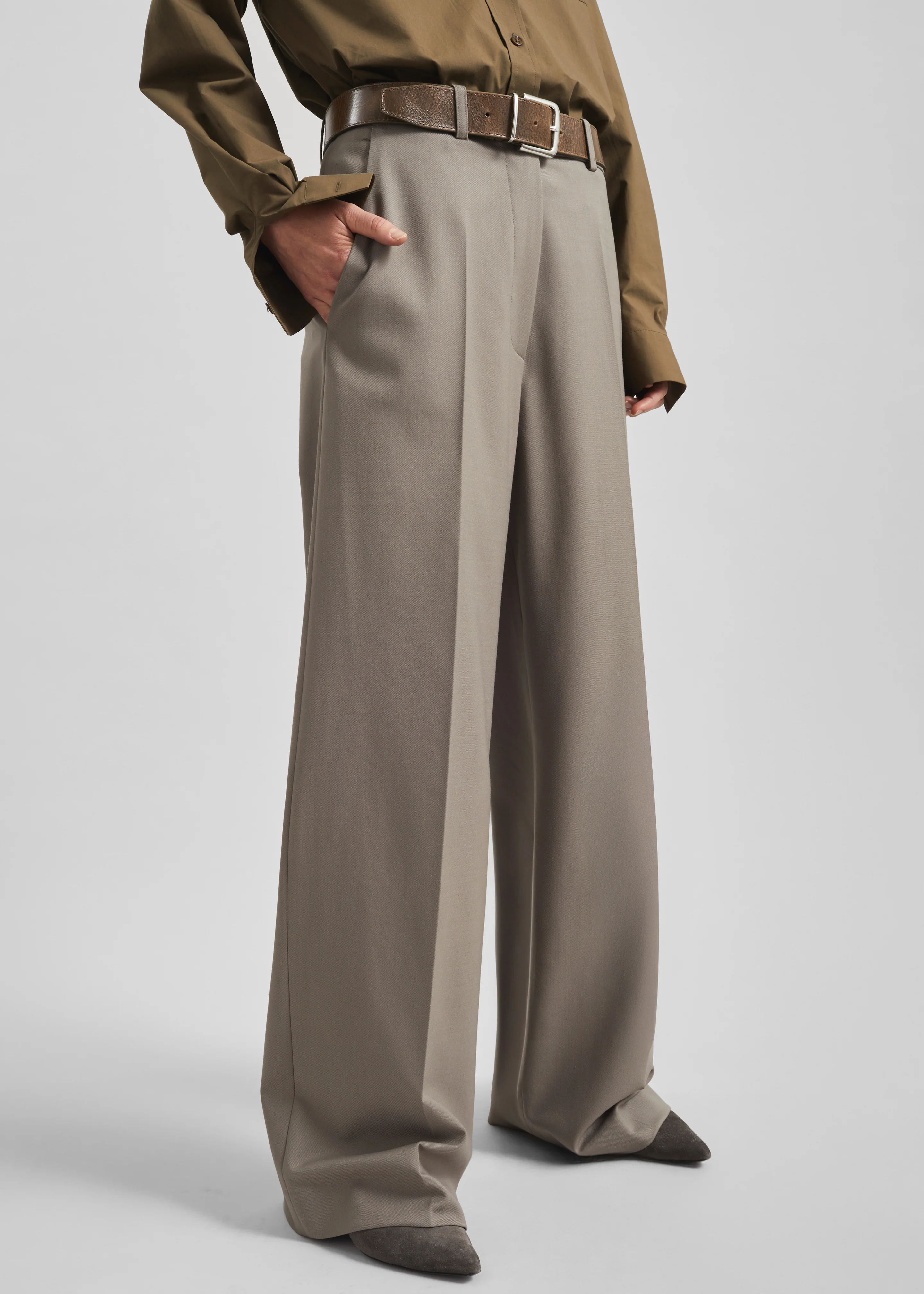 Brickell Trousers - Taupe - Image 4