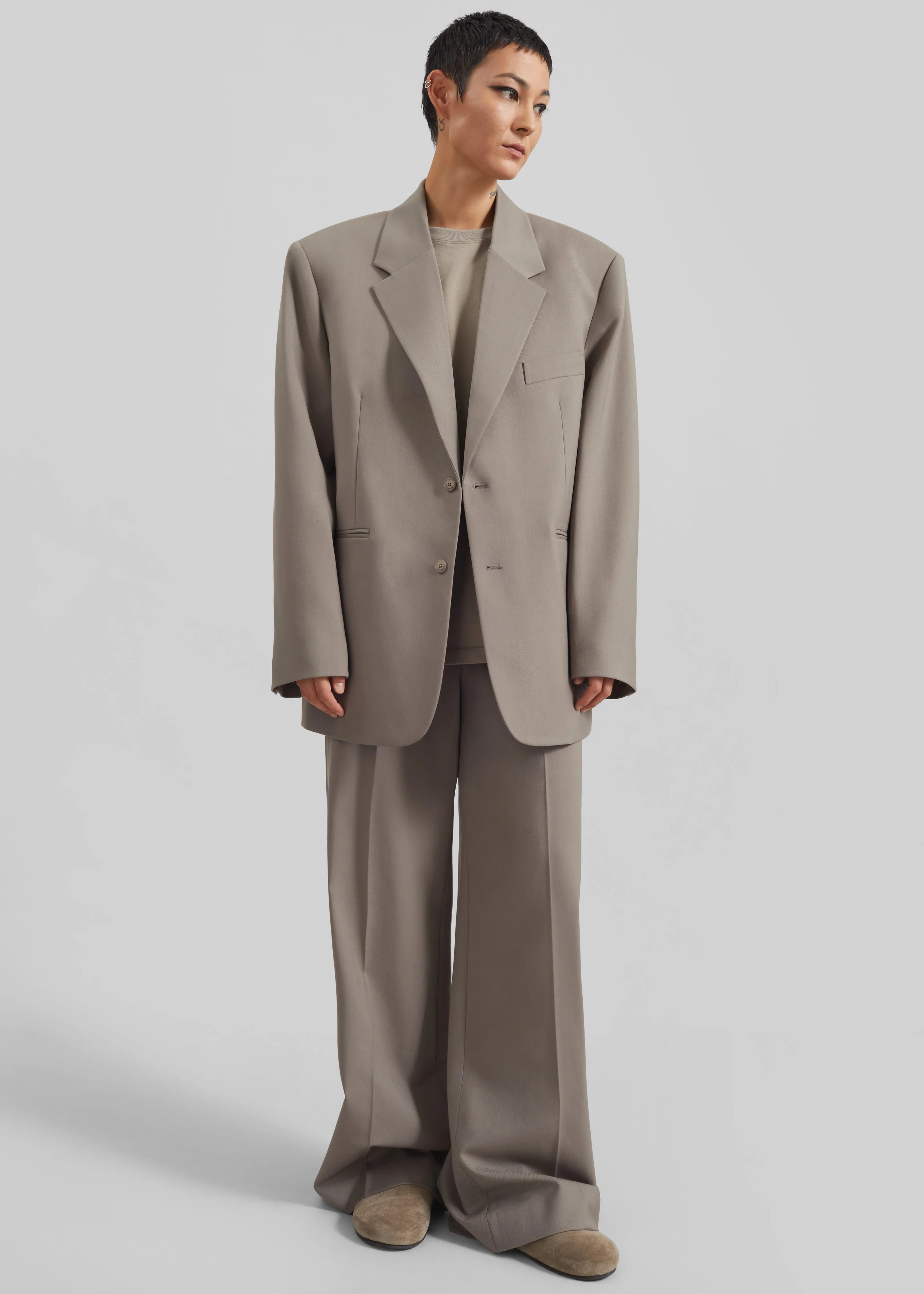Brickell Trousers - Taupe - Image 7
