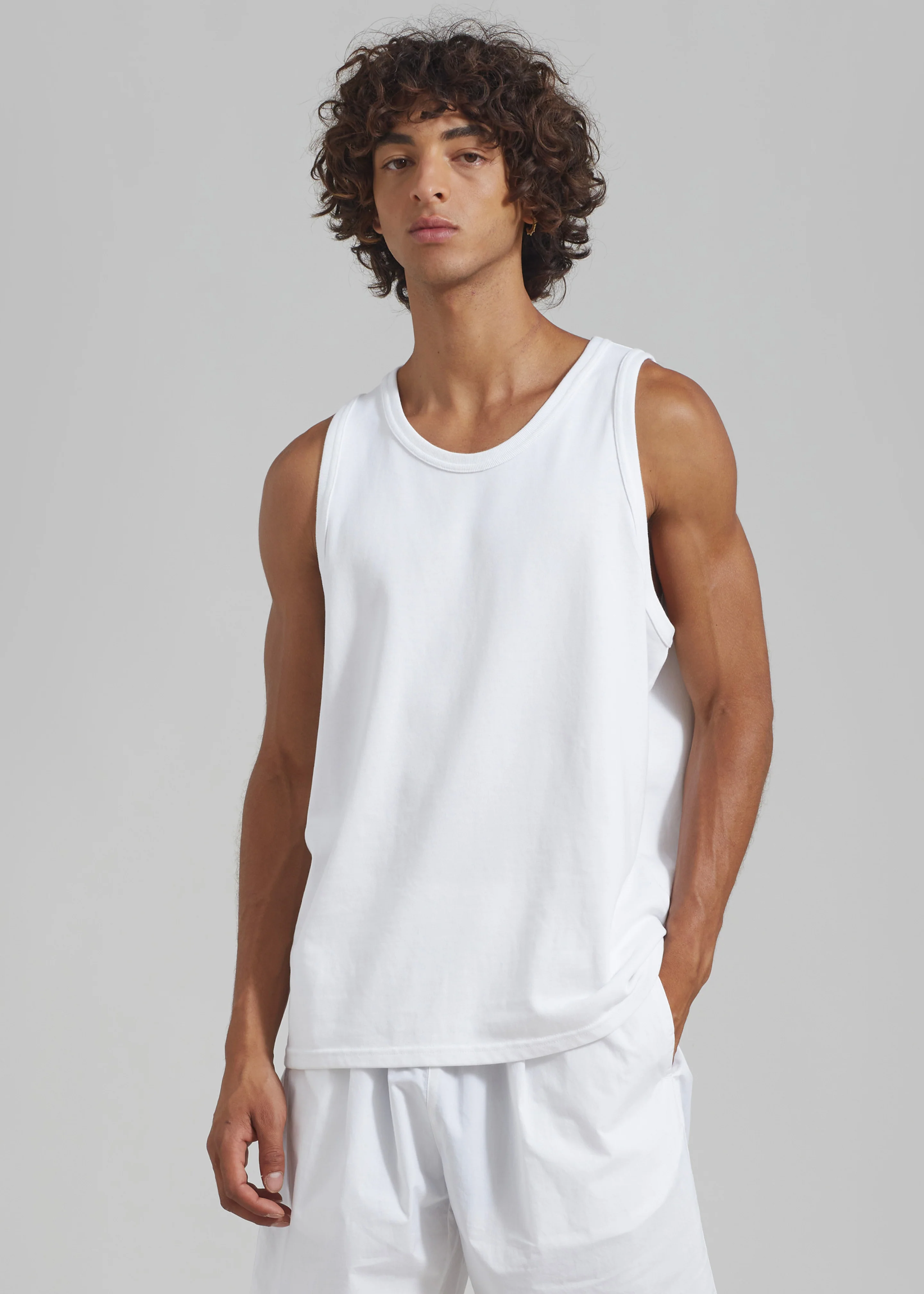 Briston Boxy Tank - White - Image 11