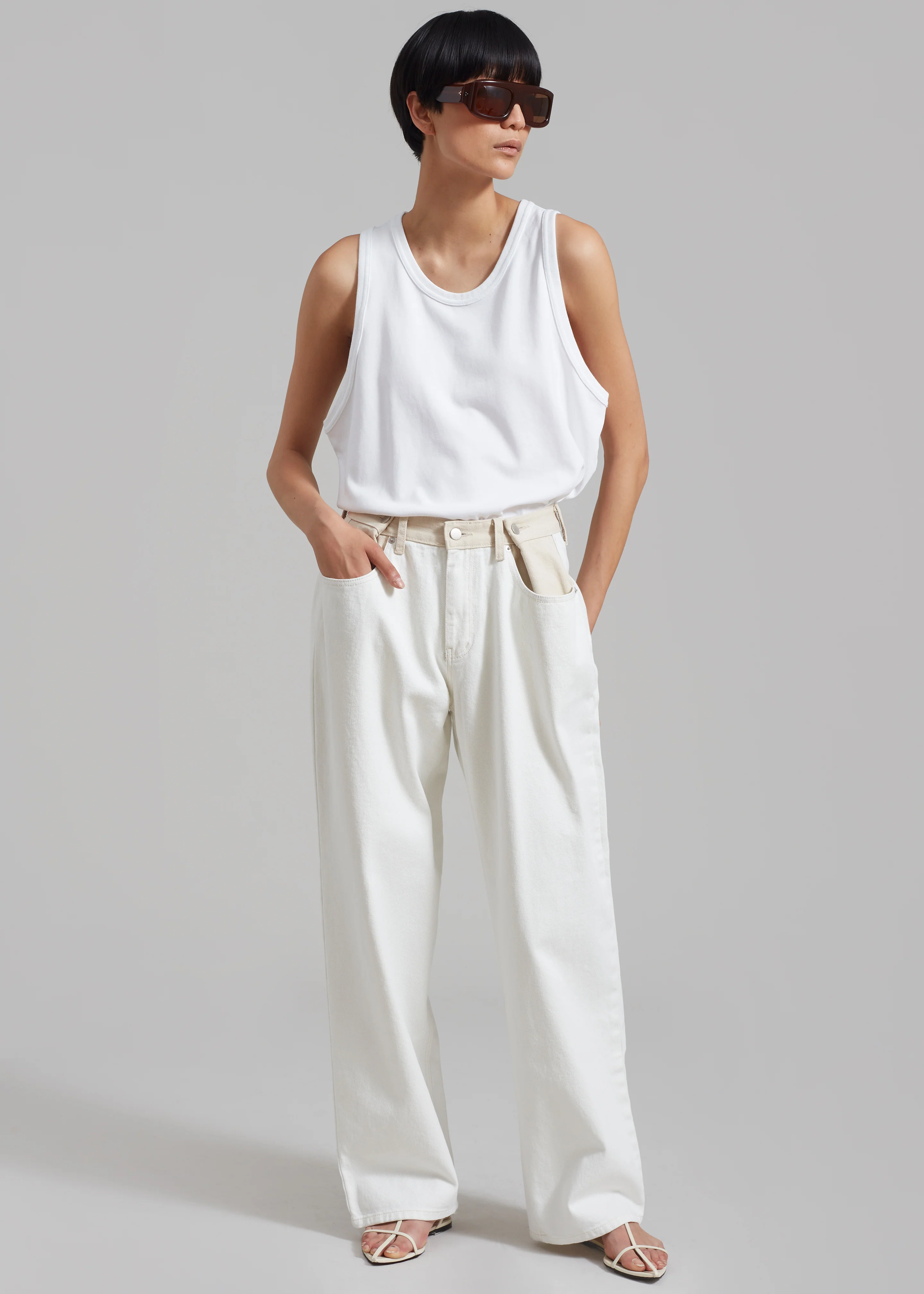Briston Boxy Tank - White - Image 2