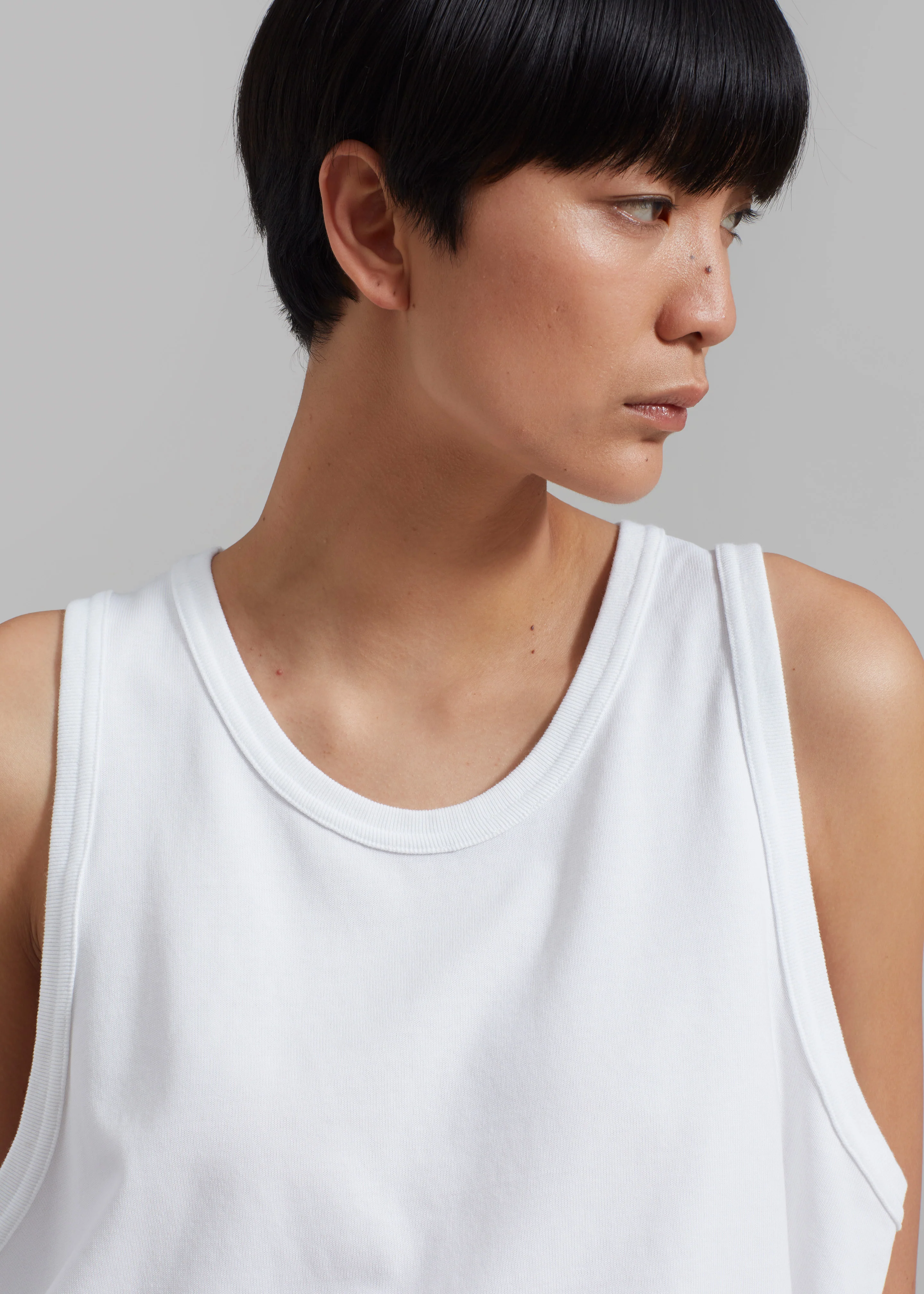Briston Boxy Tank - White - Image 7