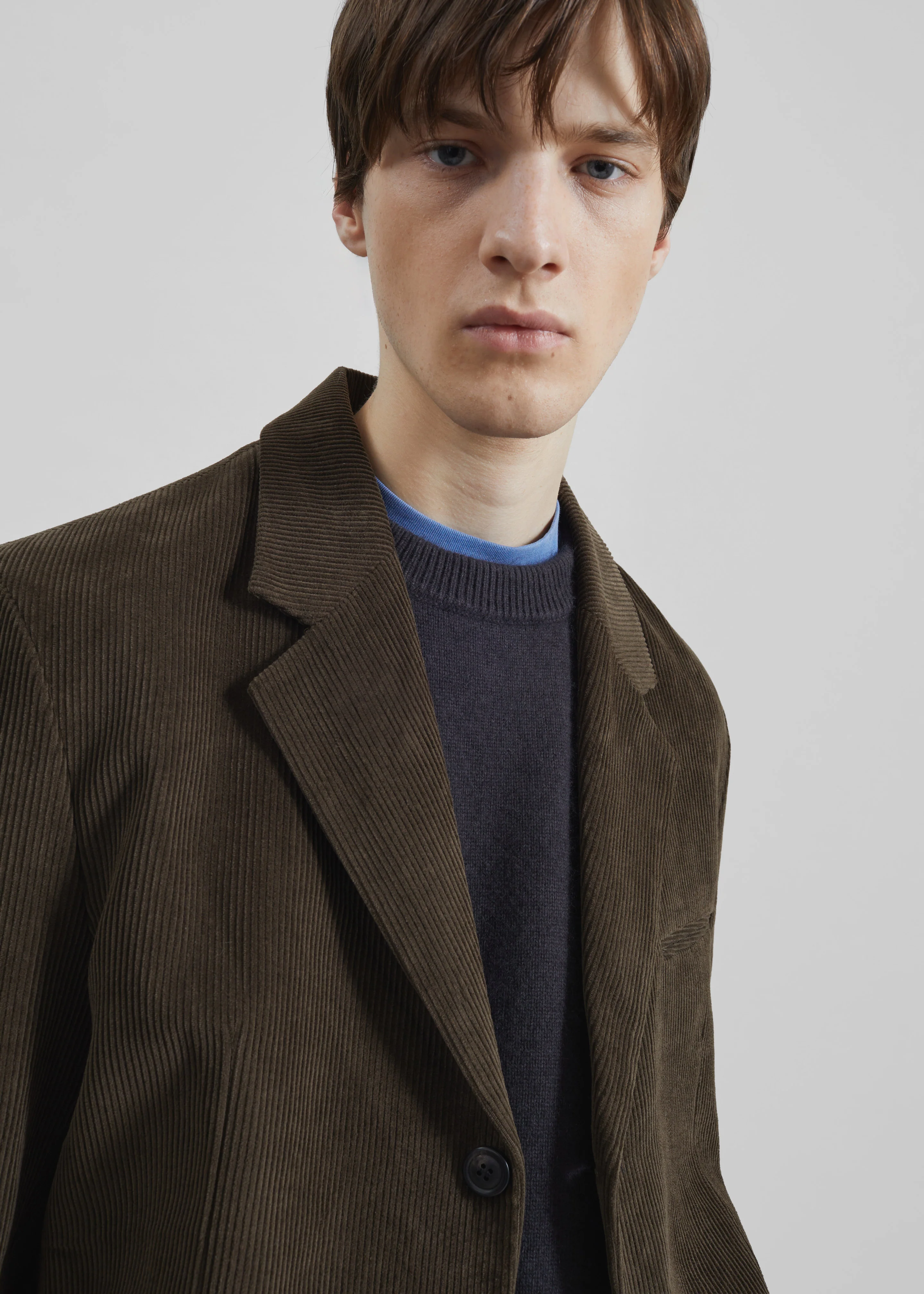 Bryant Corduroy Blazer - Brown - Image 3