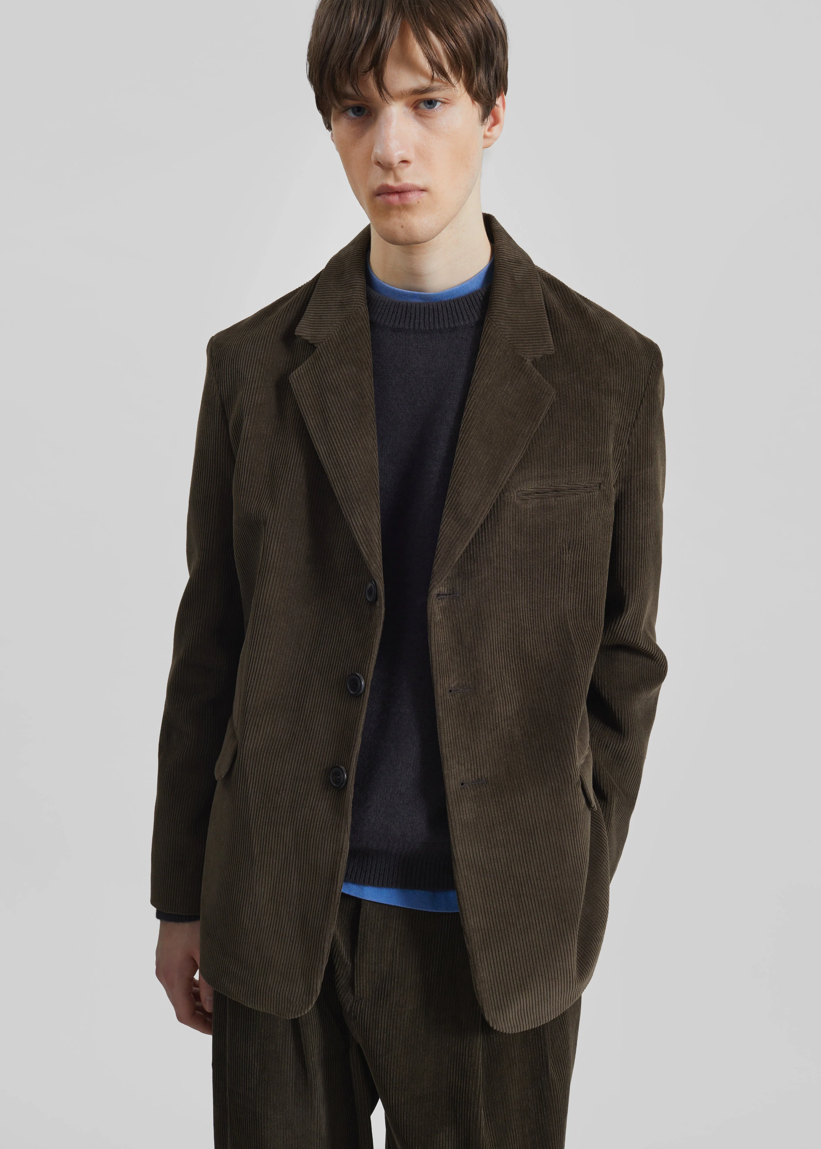 Bryant Corduroy Blazer - Brown - Image 5