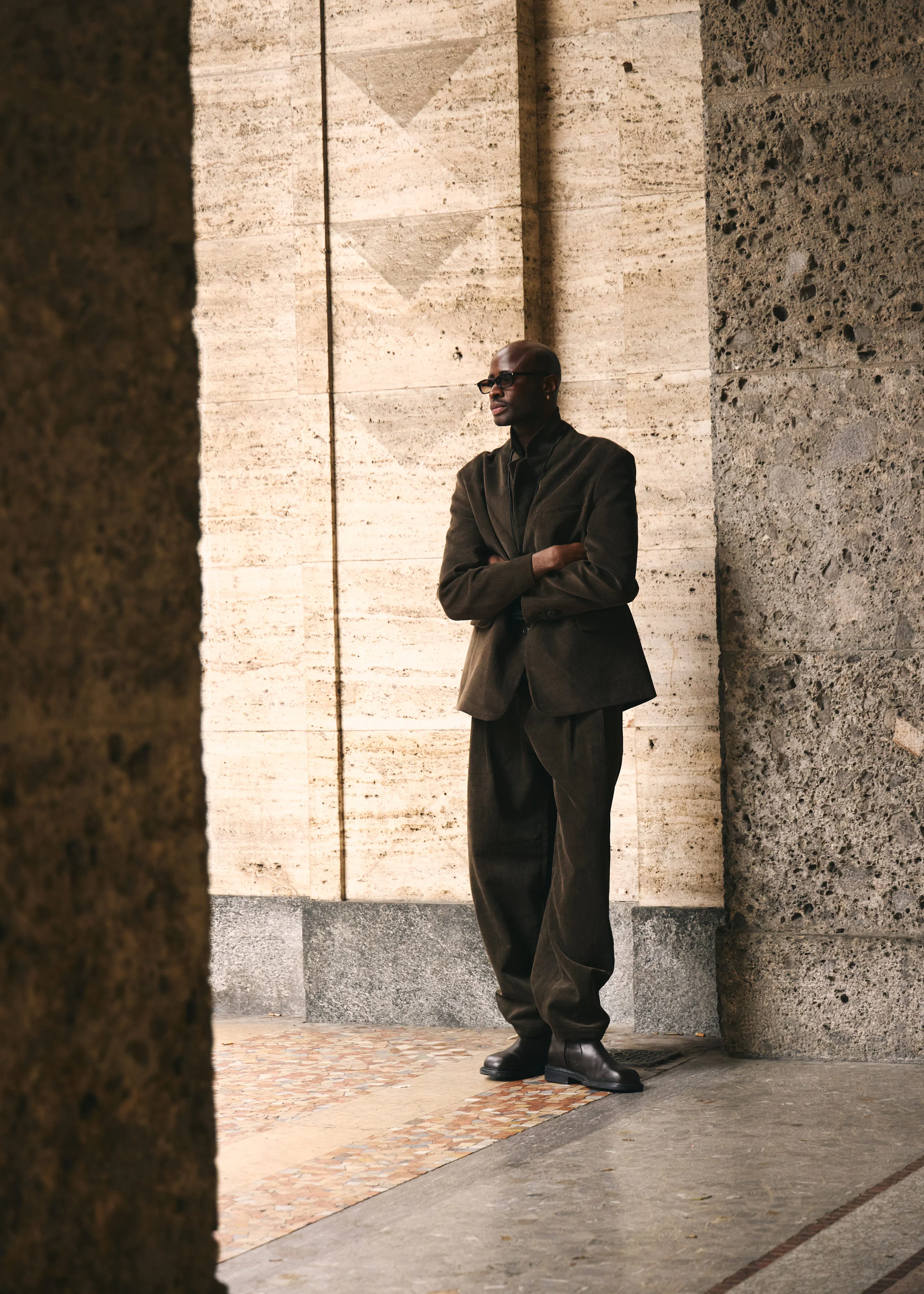Bryant Corduroy Blazer - Brown - Image 7