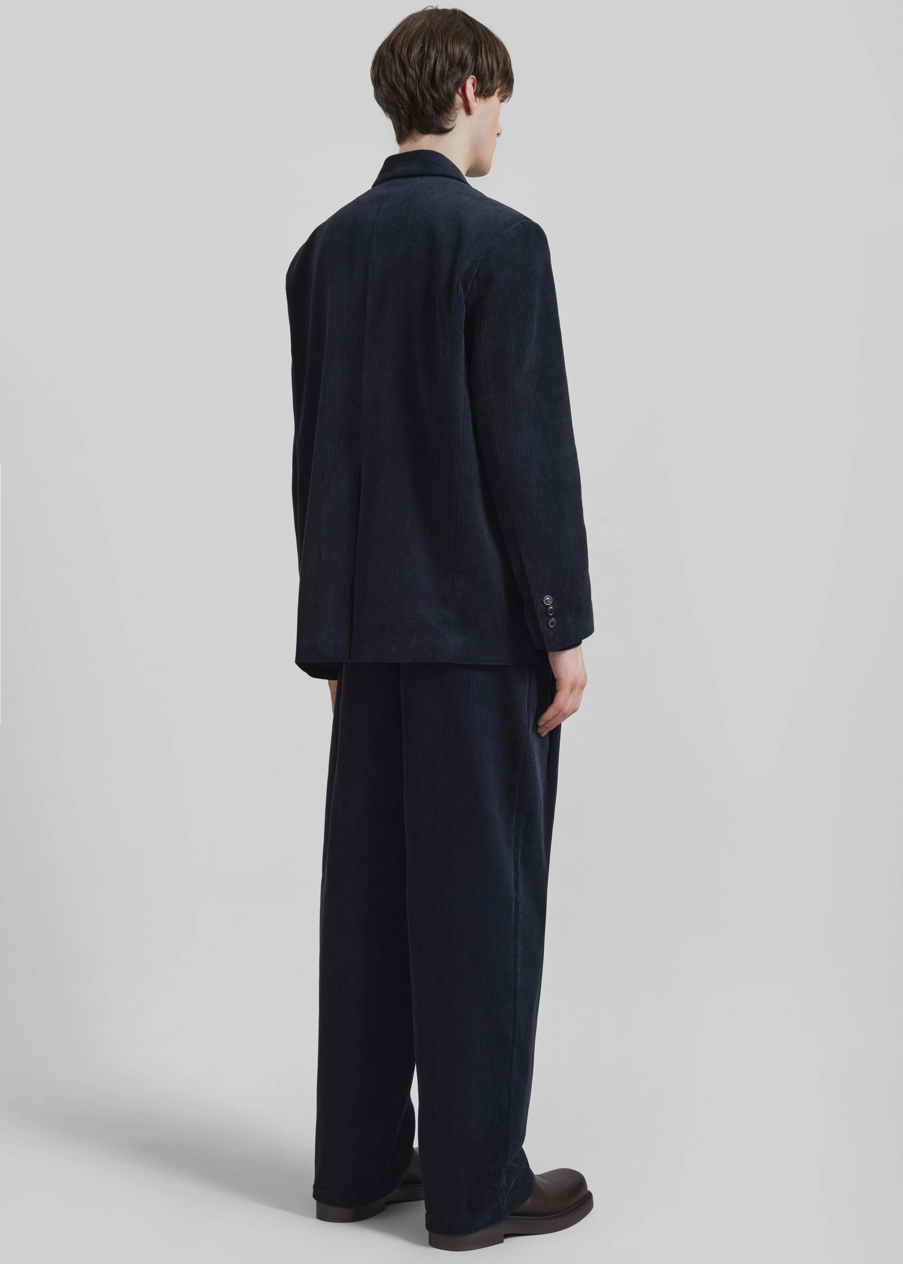 Bryant Corduroy Blazer - Dark Navy - Image 8