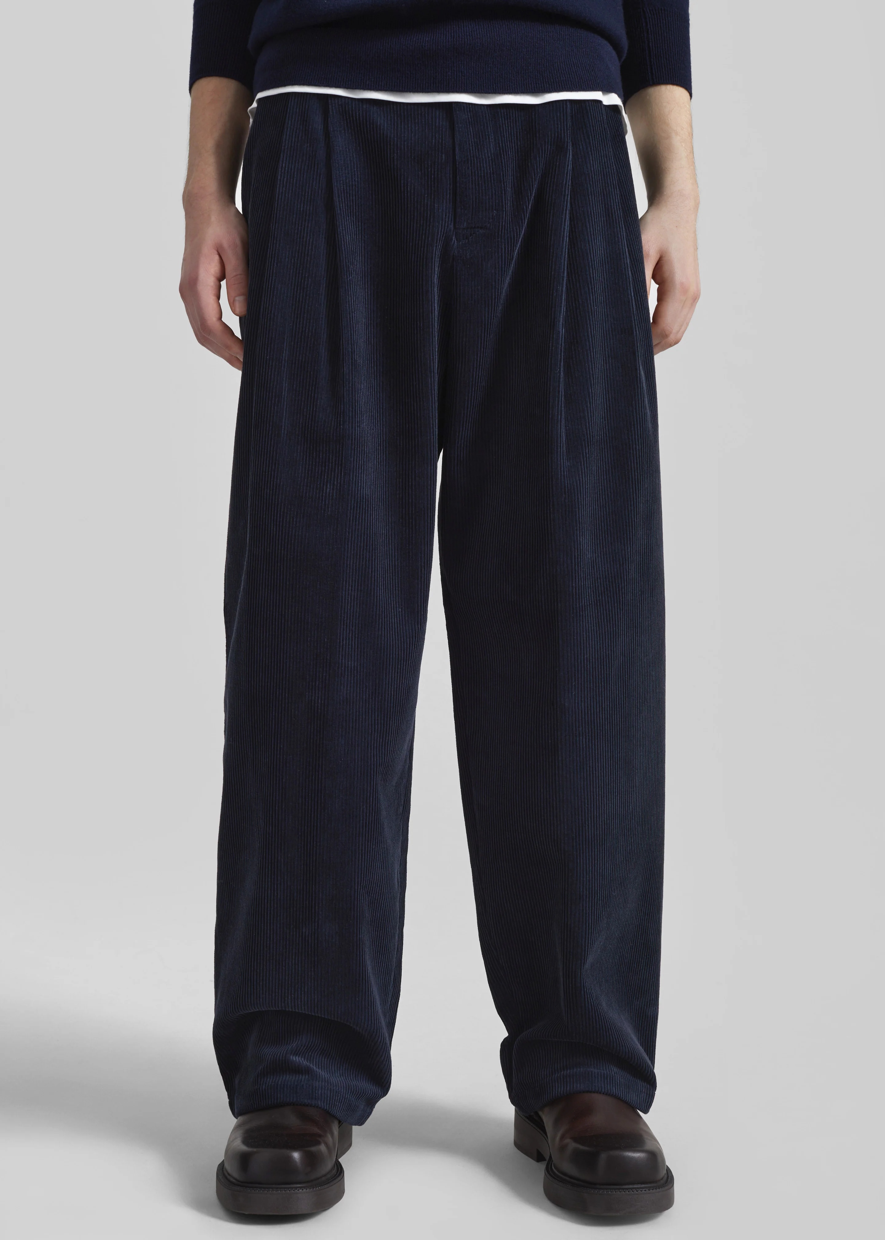 Bryant Corduroy Pants - Dark Navy - Image 3