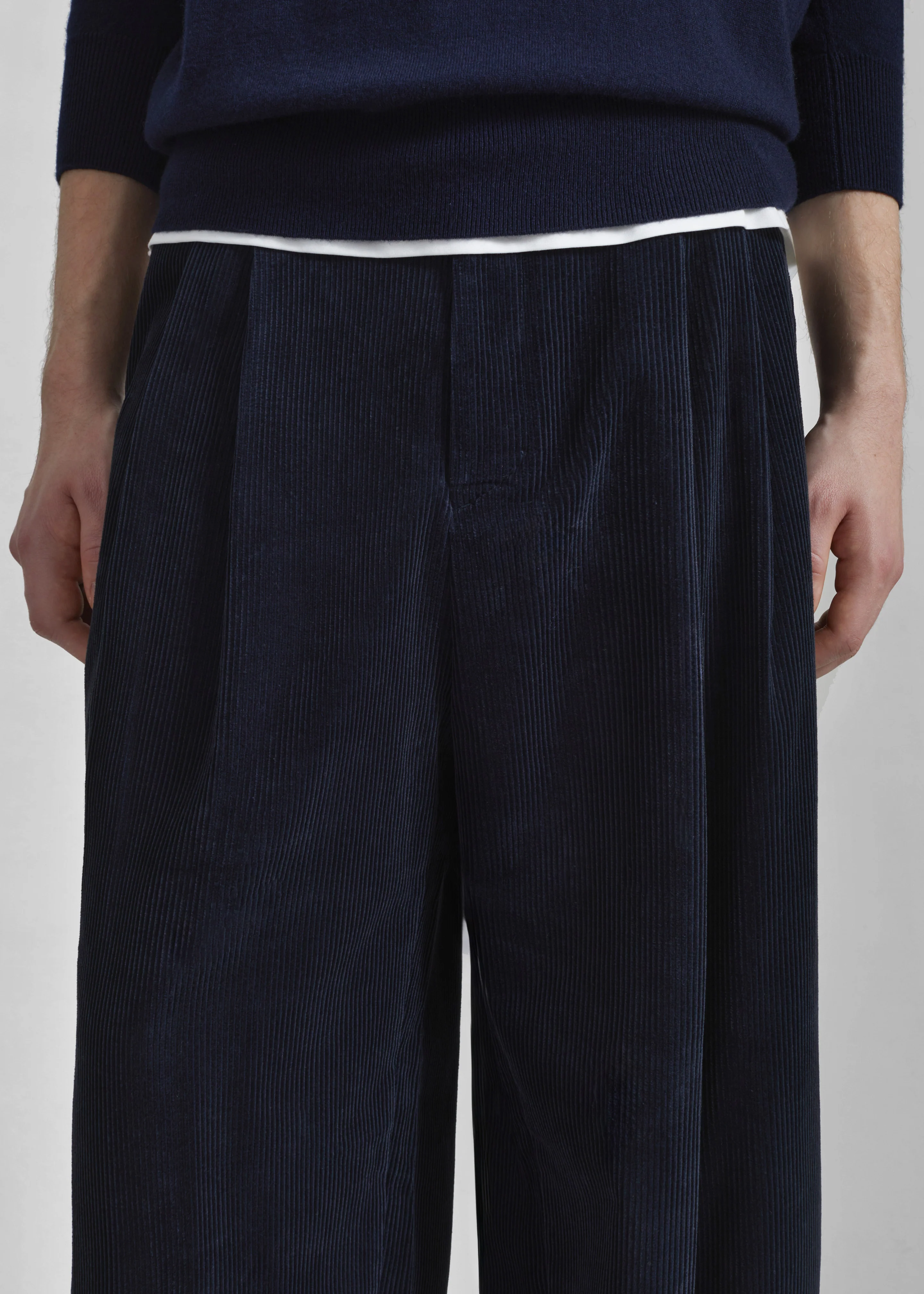 Bryant Corduroy Pants - Dark Navy - Image 4