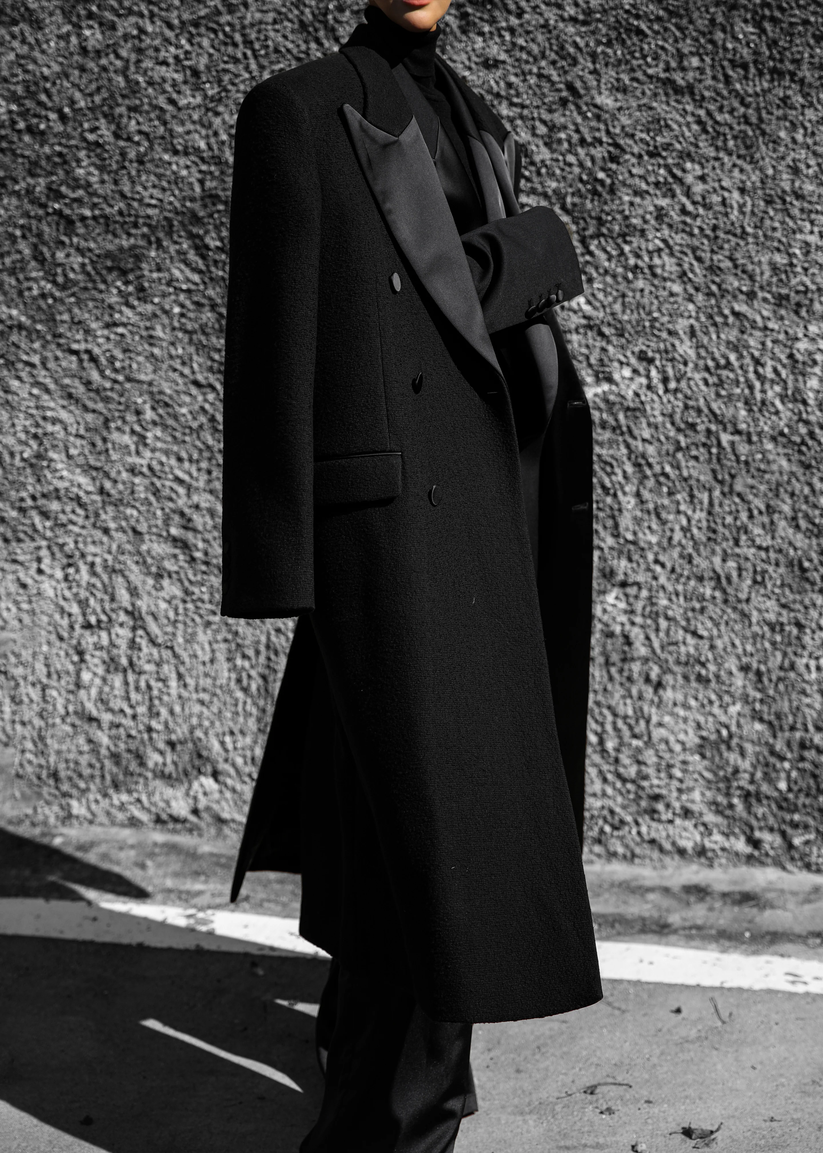 Bryce Oversized Coat - Black - Image 5