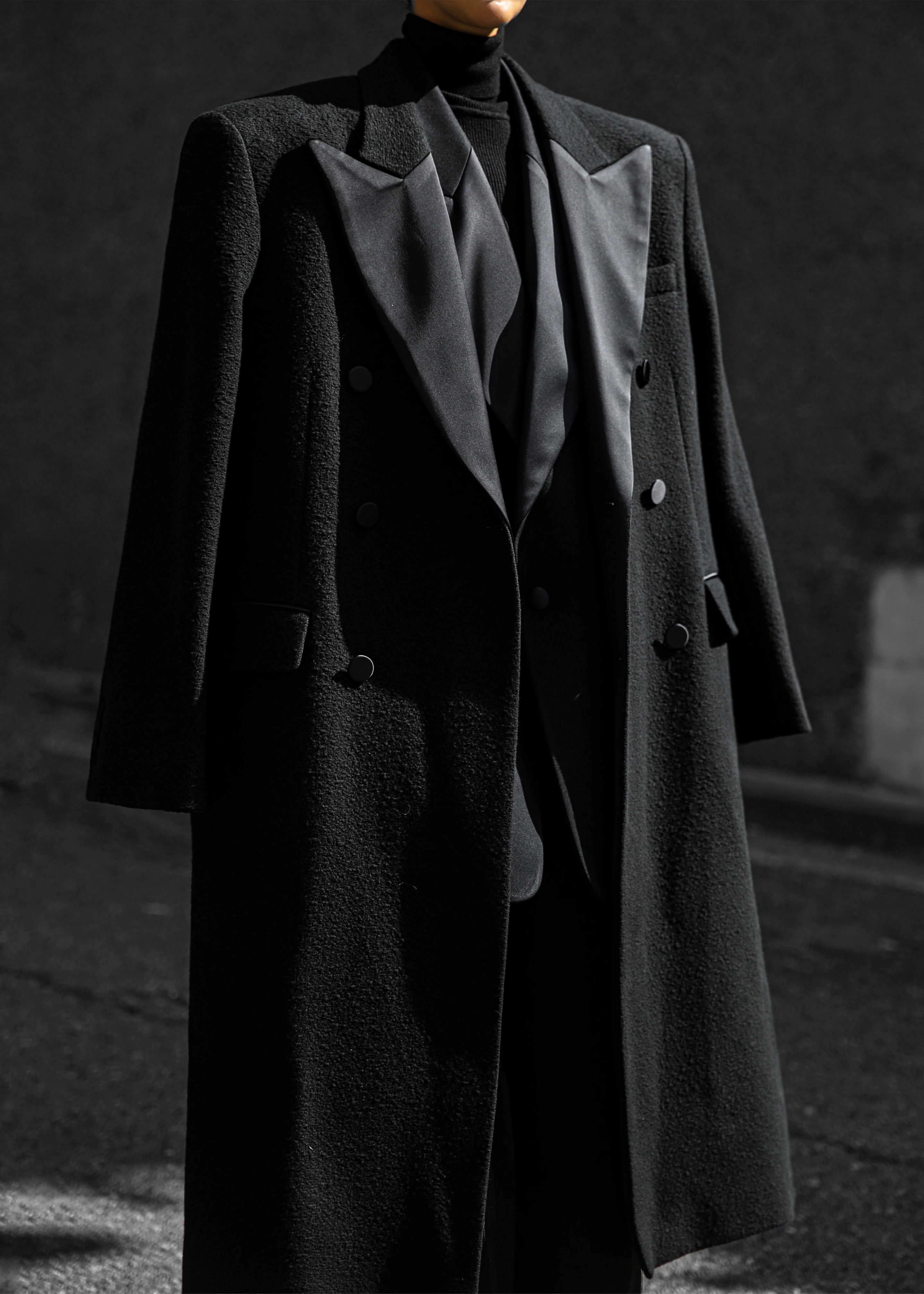 Bryce Oversized Coat - Black - Image 6