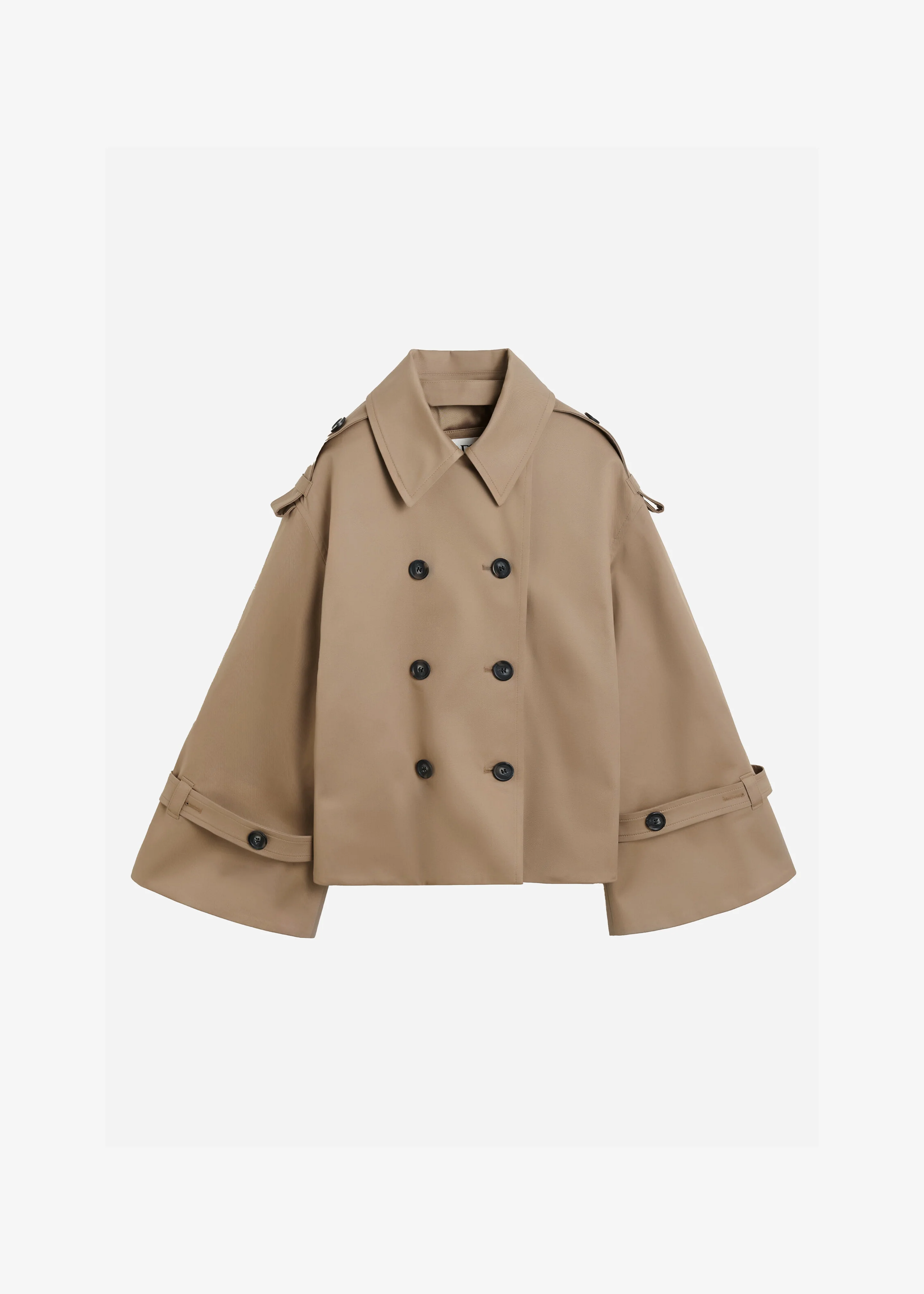 By Malene Birger Alisandra Trench Jacket - Fosil - Image 8