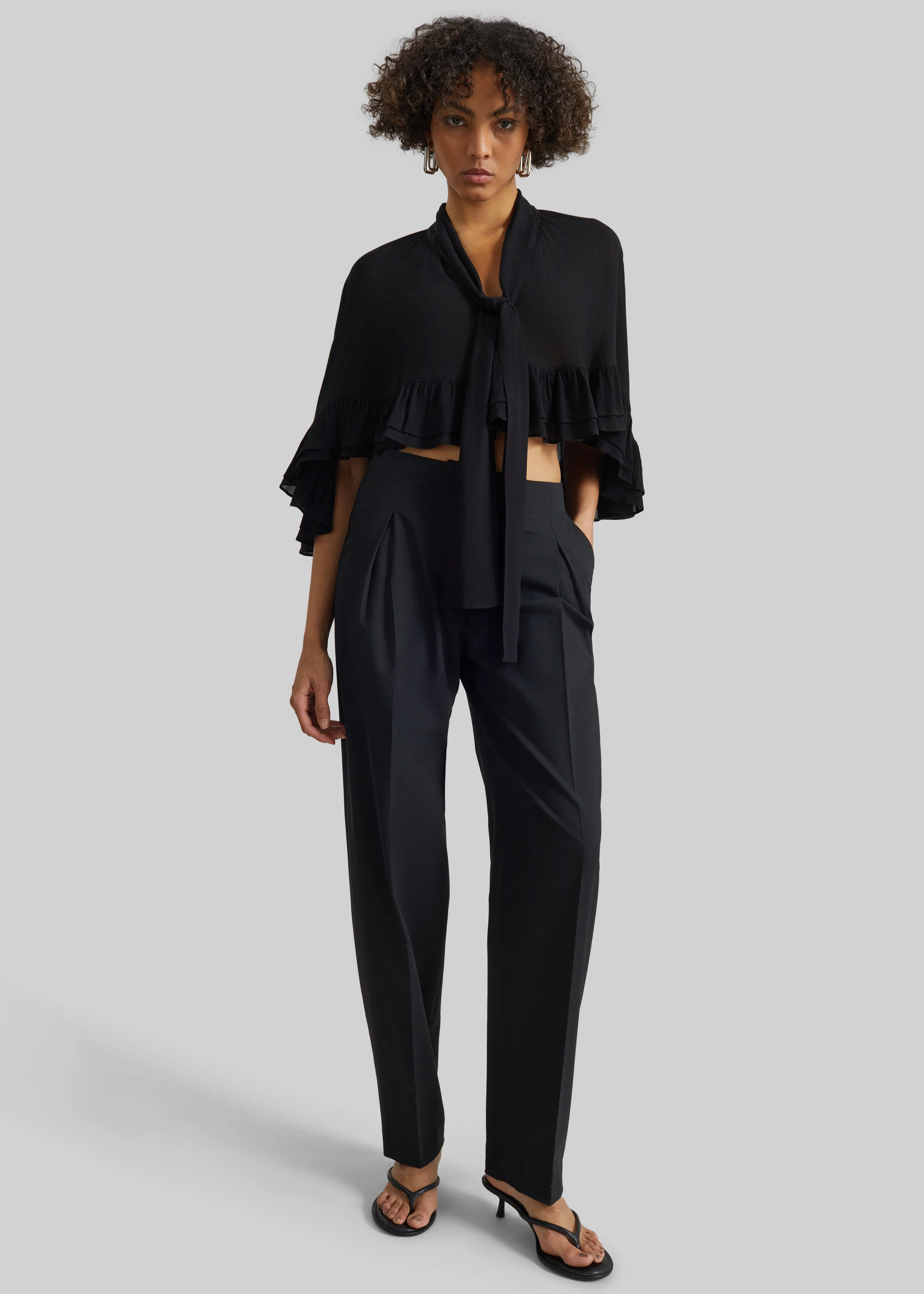 By Malene Birger Cedi Cape - Black - Image 3