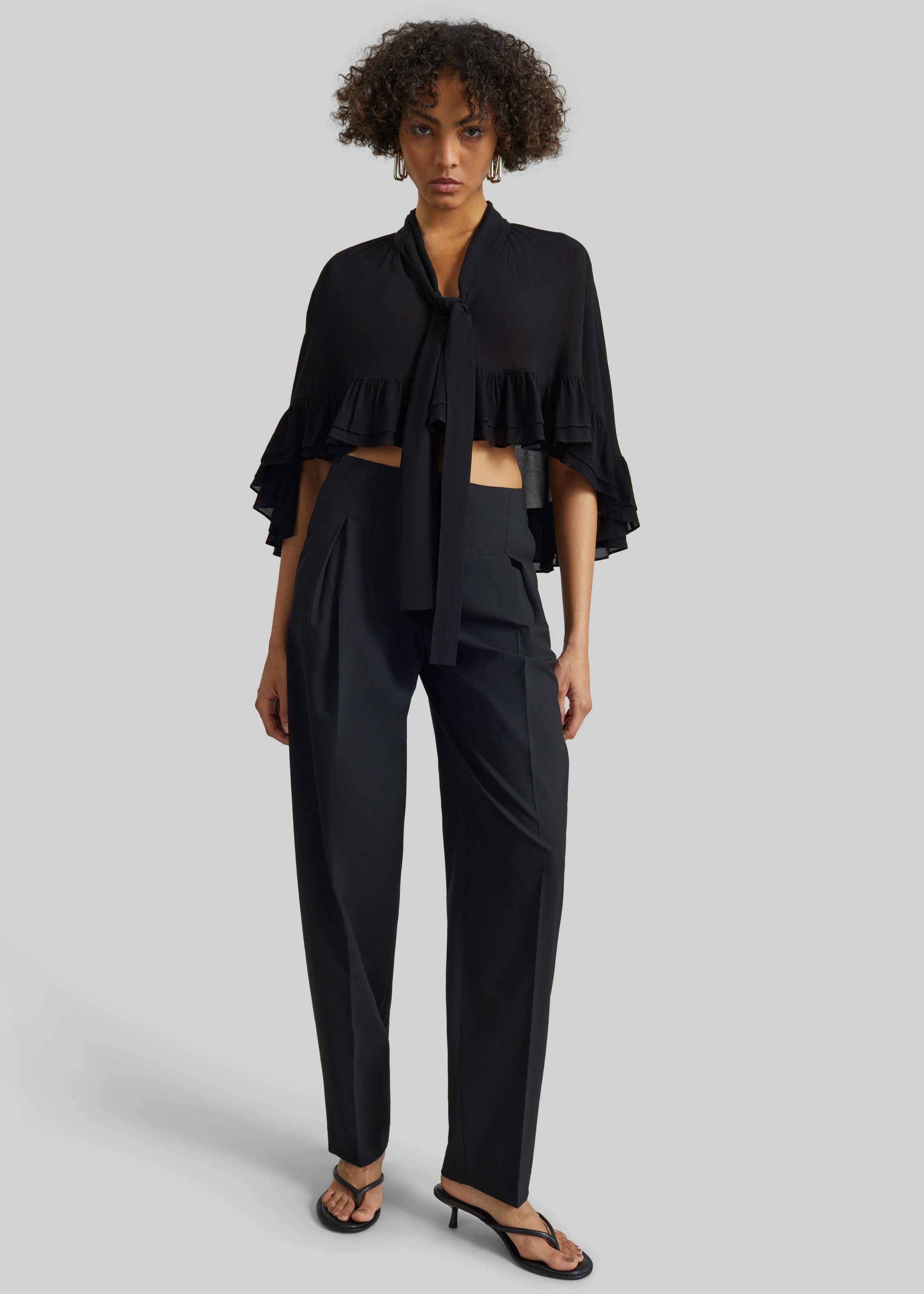 By Malene Birger Cedi Cape - Black - Image 5
