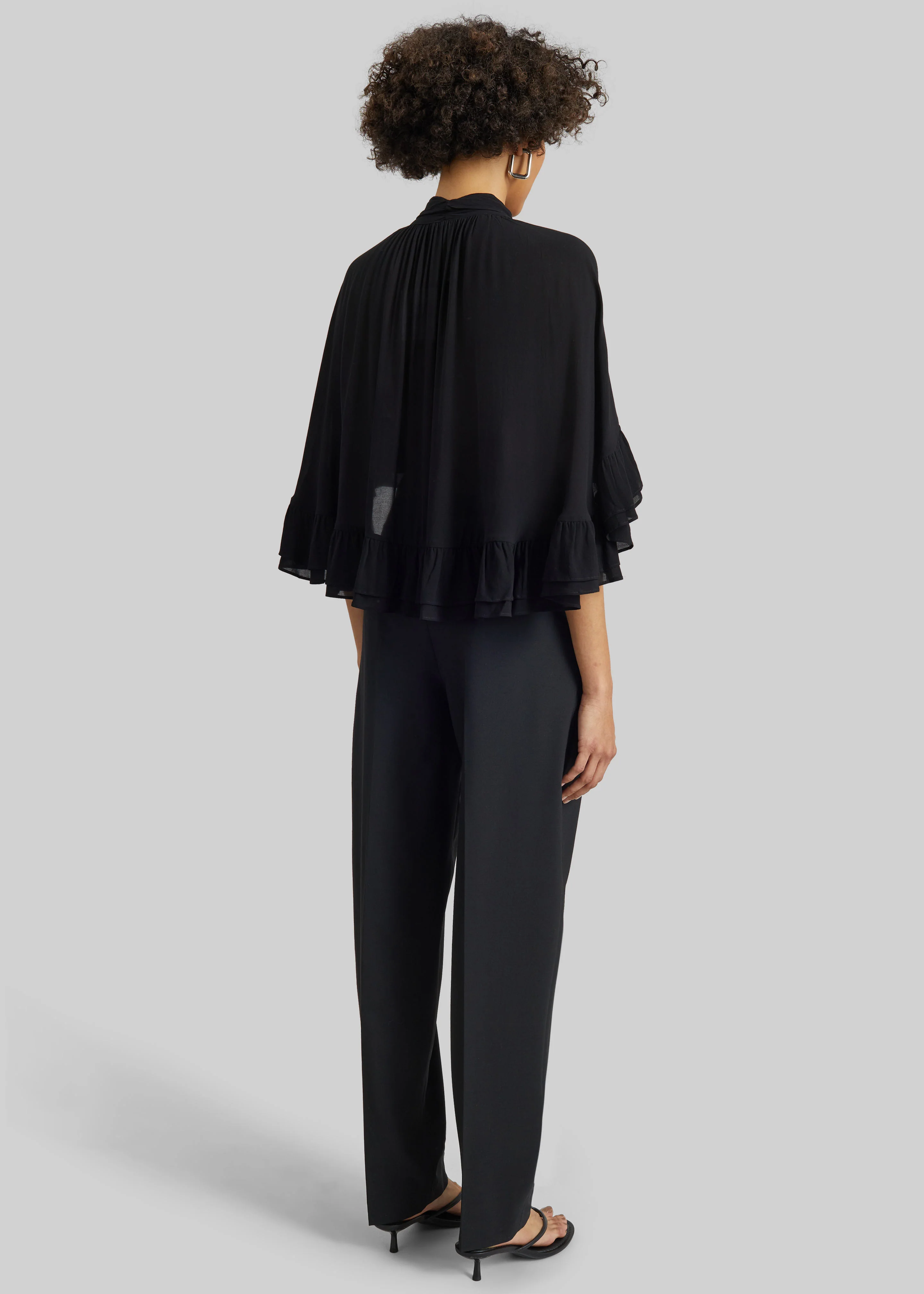 By Malene Birger Cedi Cape - Black - Image 8