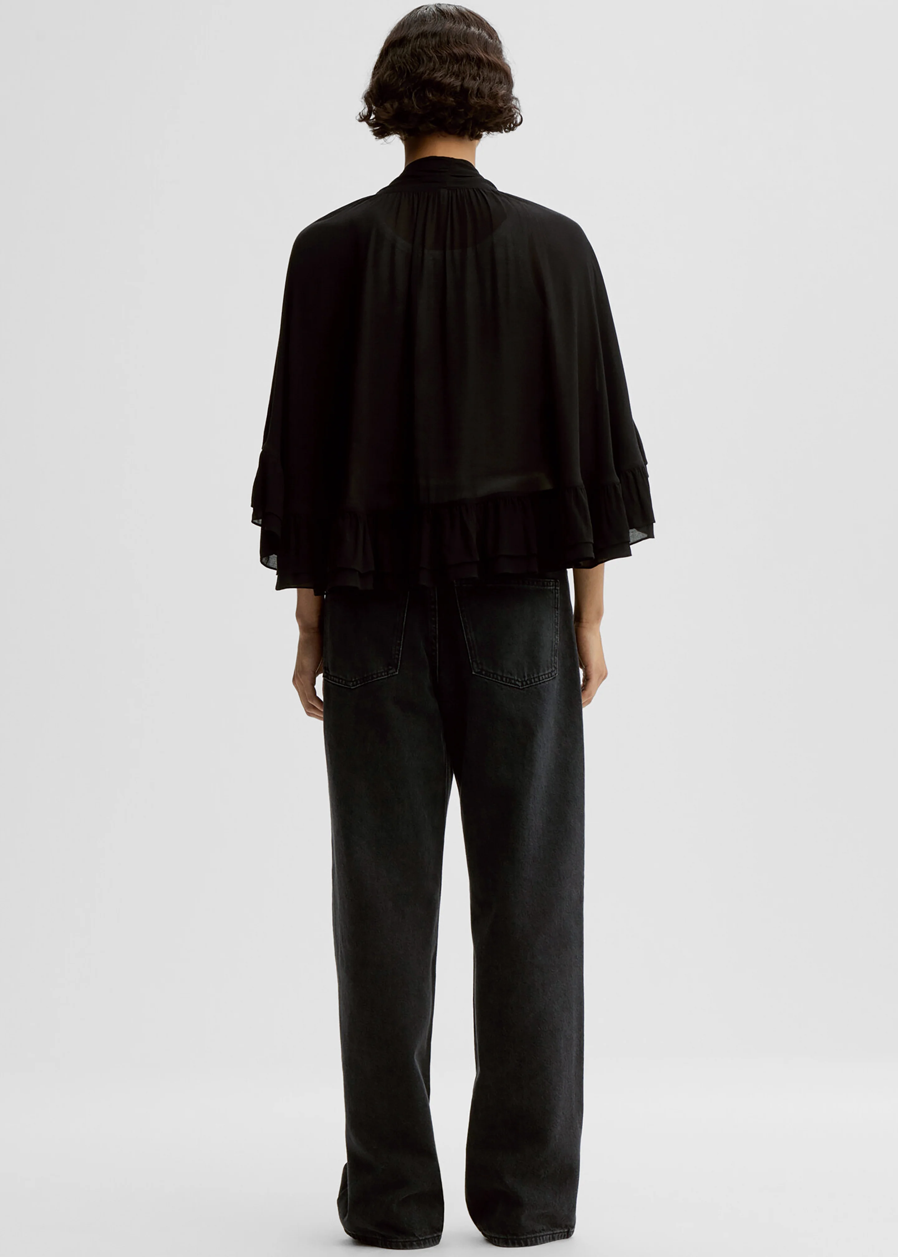 By Malene Birger Cedi Cape - Black - Image 9