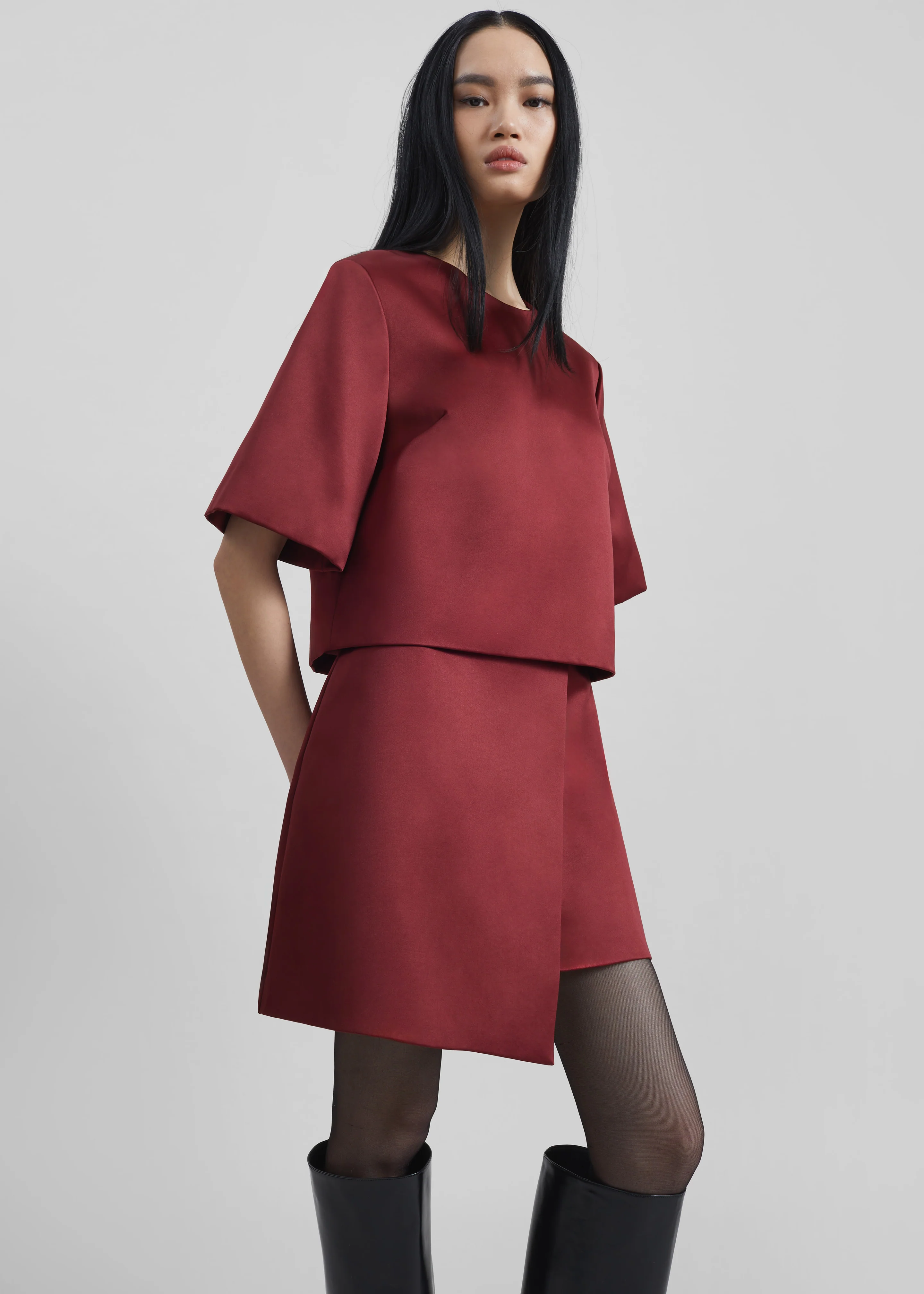By Malene Birger Hania Top - Cabernet - Image 6