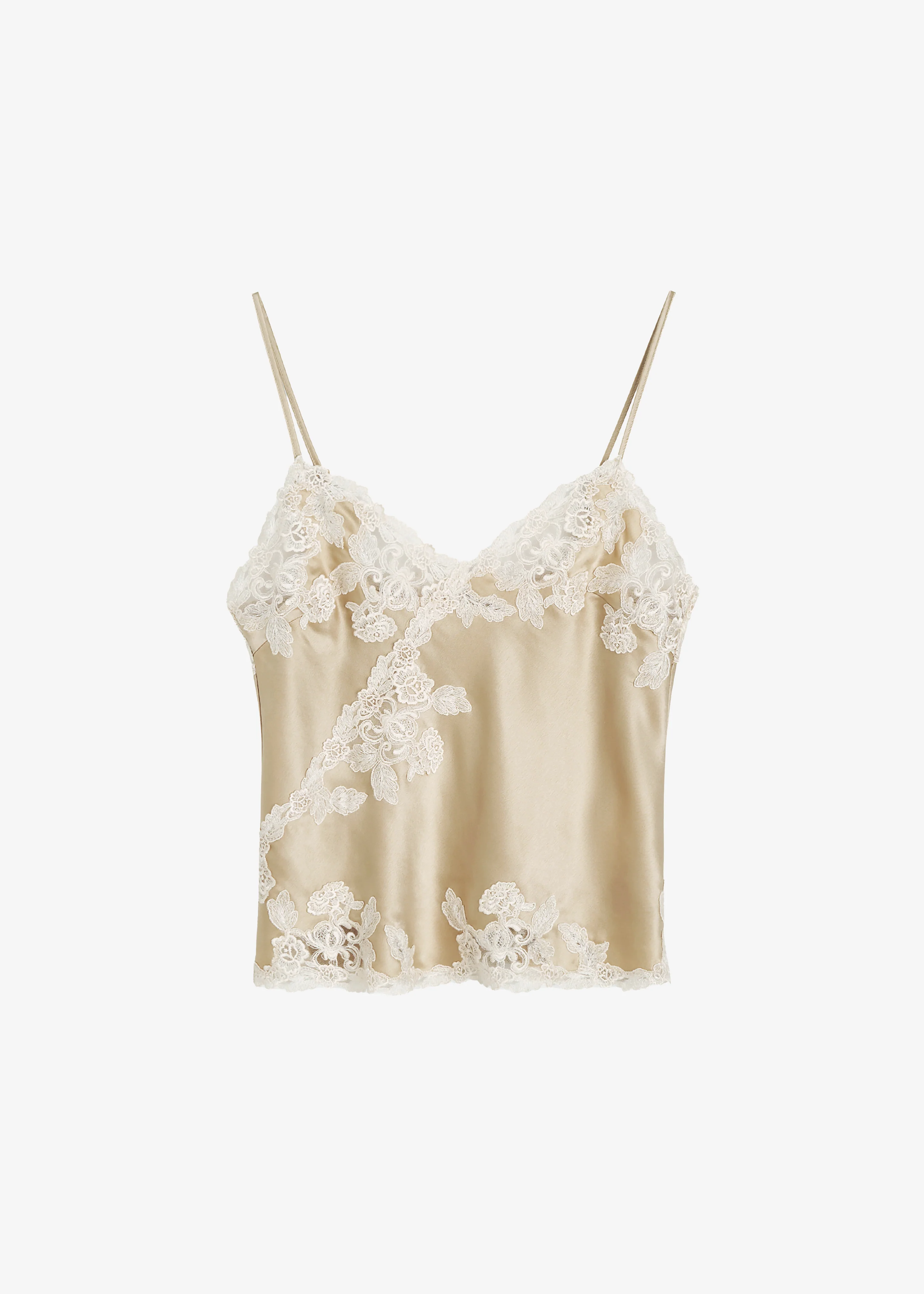 By Malene Birger Madeleine Satin Top - Vanilla Cream - Image 5