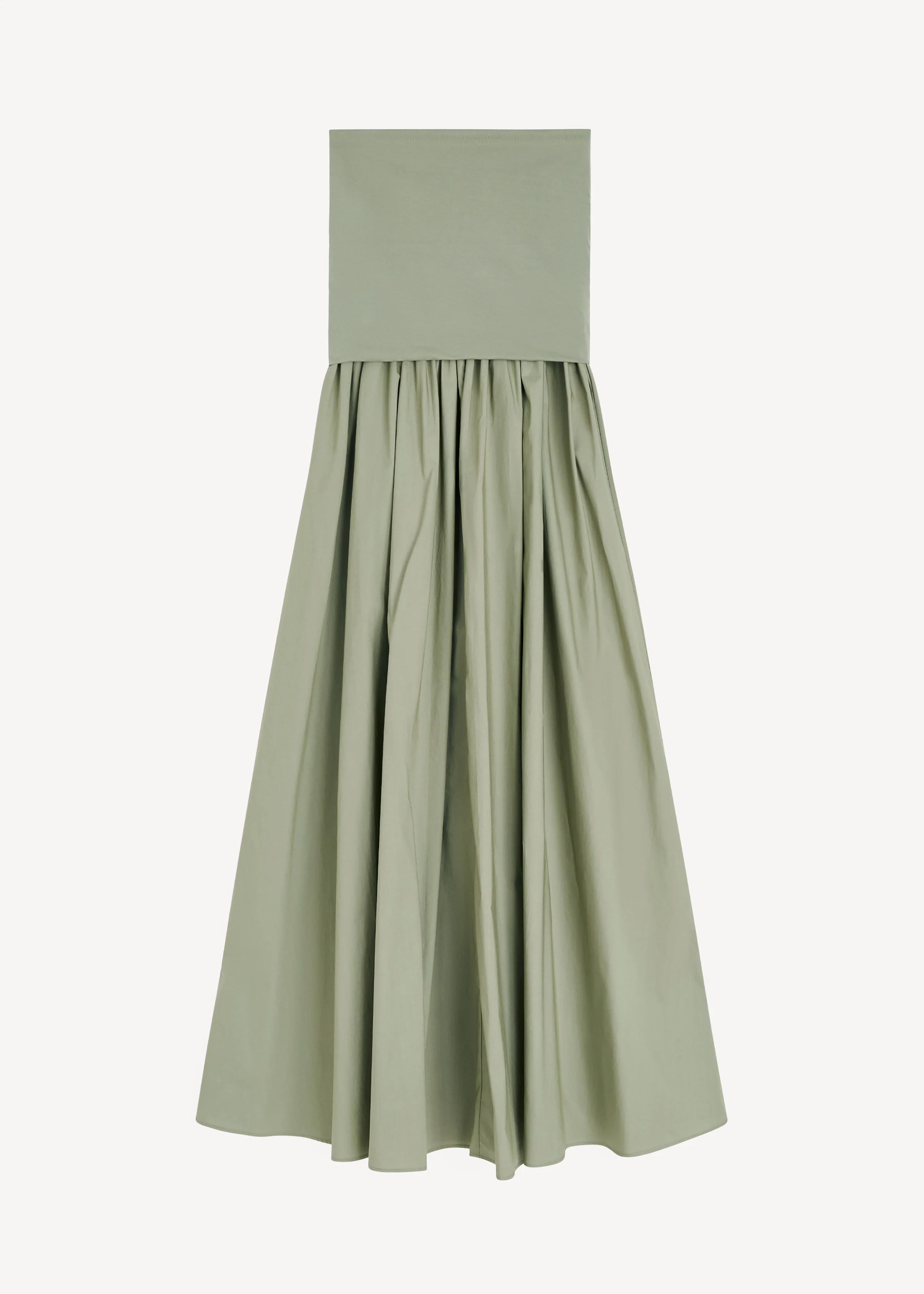 By Malene Birger Marc Cotton Maxi Dress - Deep Lichen Green - Image 7
