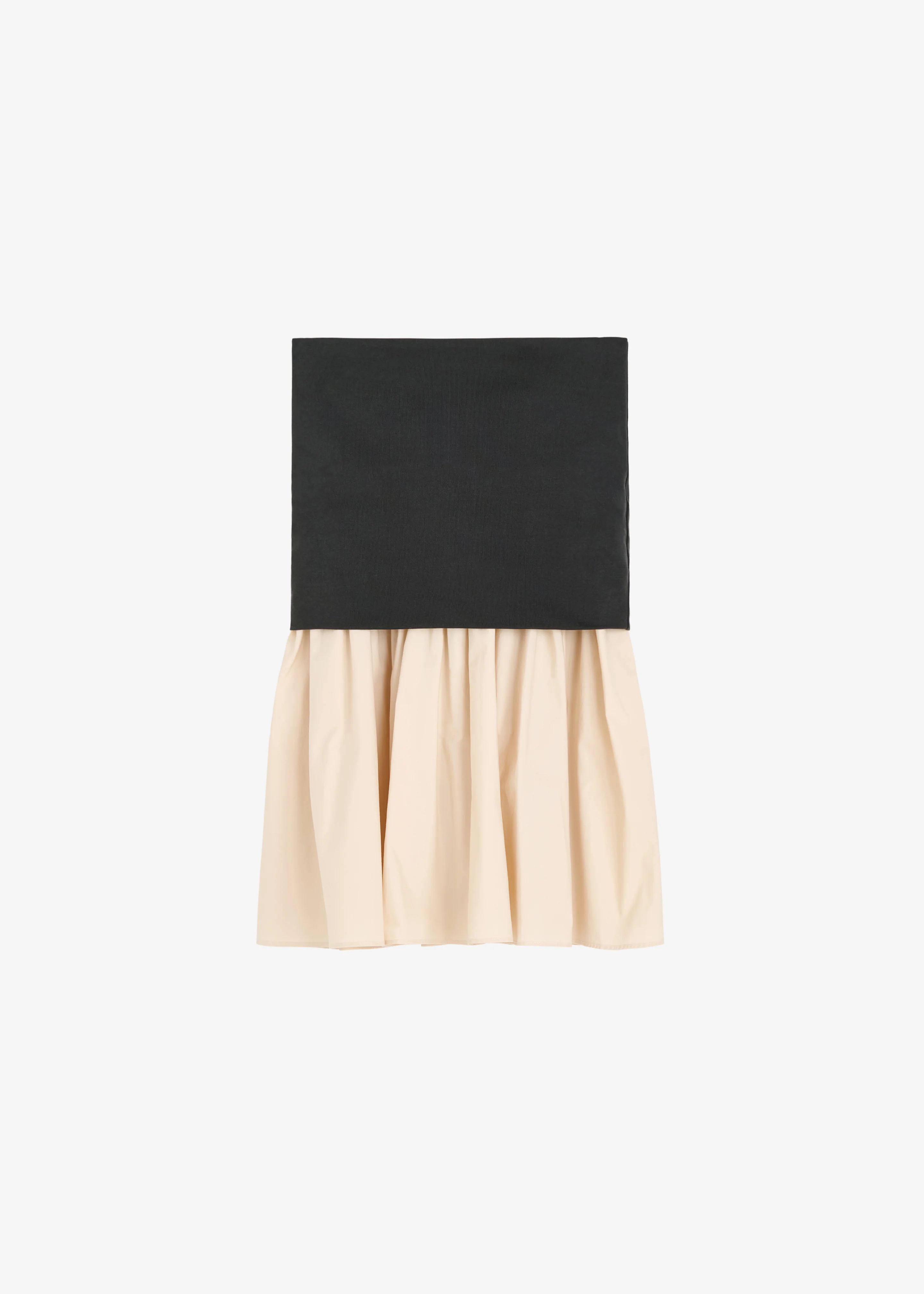 By Malene Birger Marcia Cotton Mini Dress - Oyster Gray - Image 4