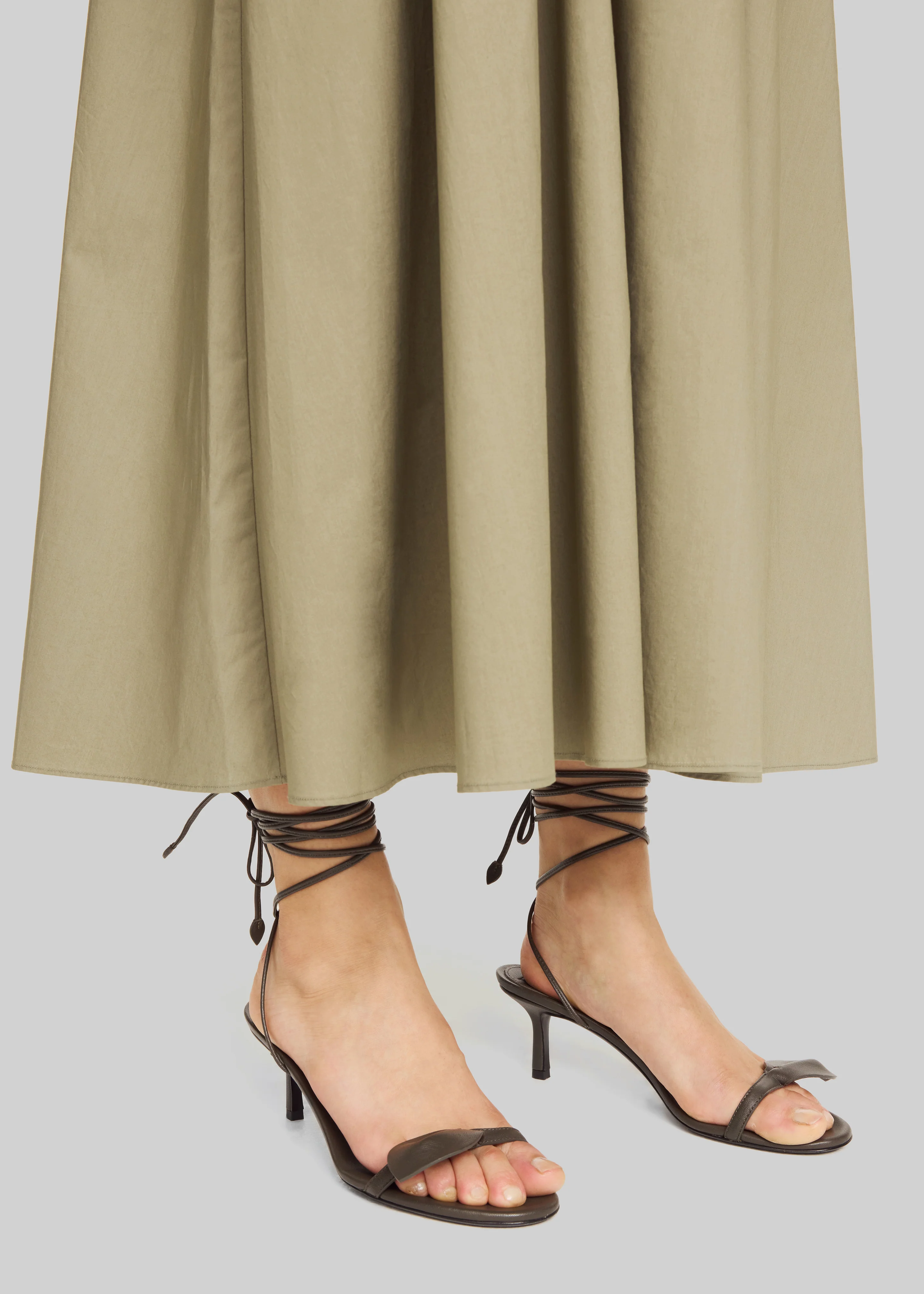 By Malene Birger Paulin Leather Sandals - Sycamore - Image 3