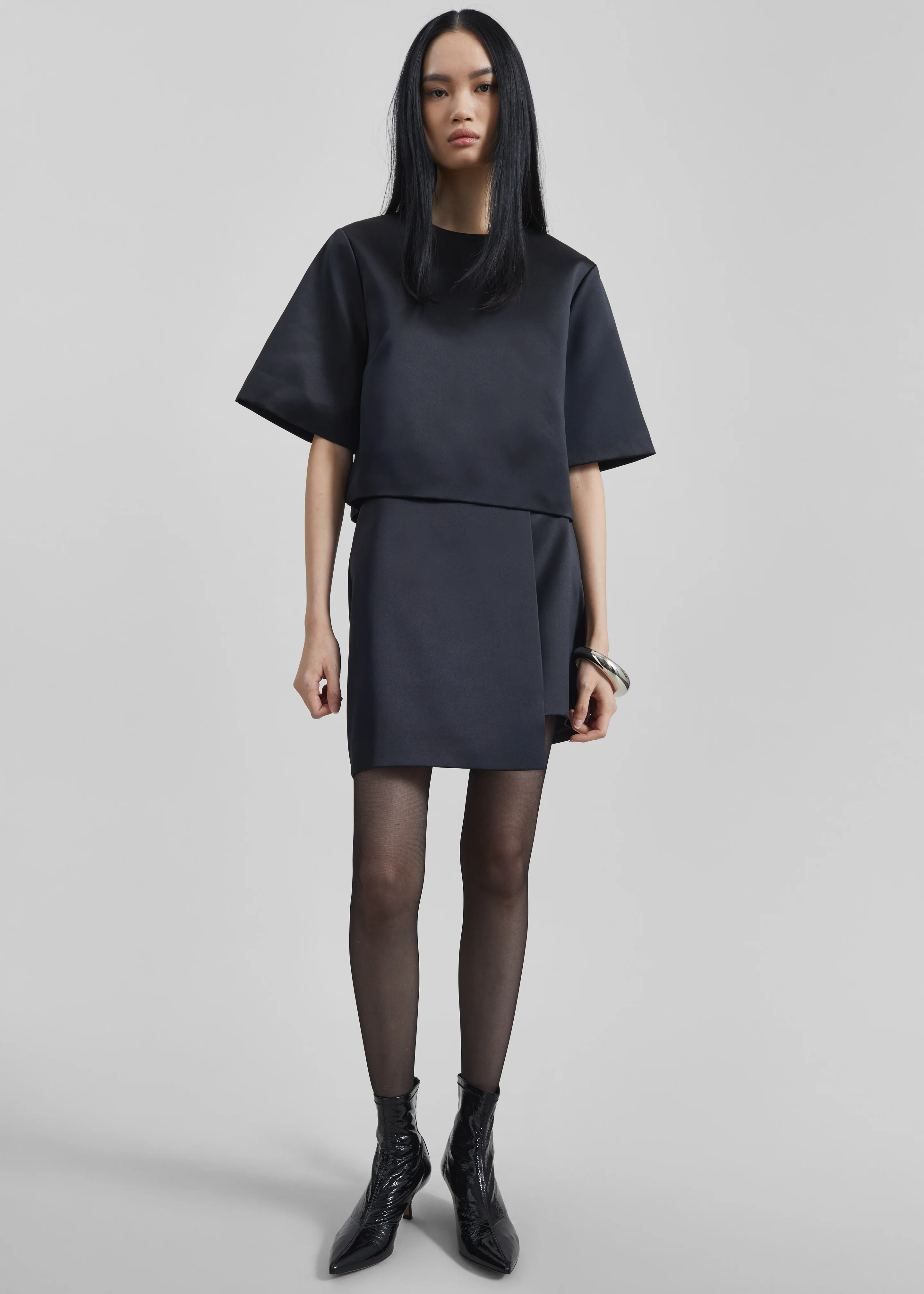 By Malene Birger Raye Mini Skirt - Black - Image 5