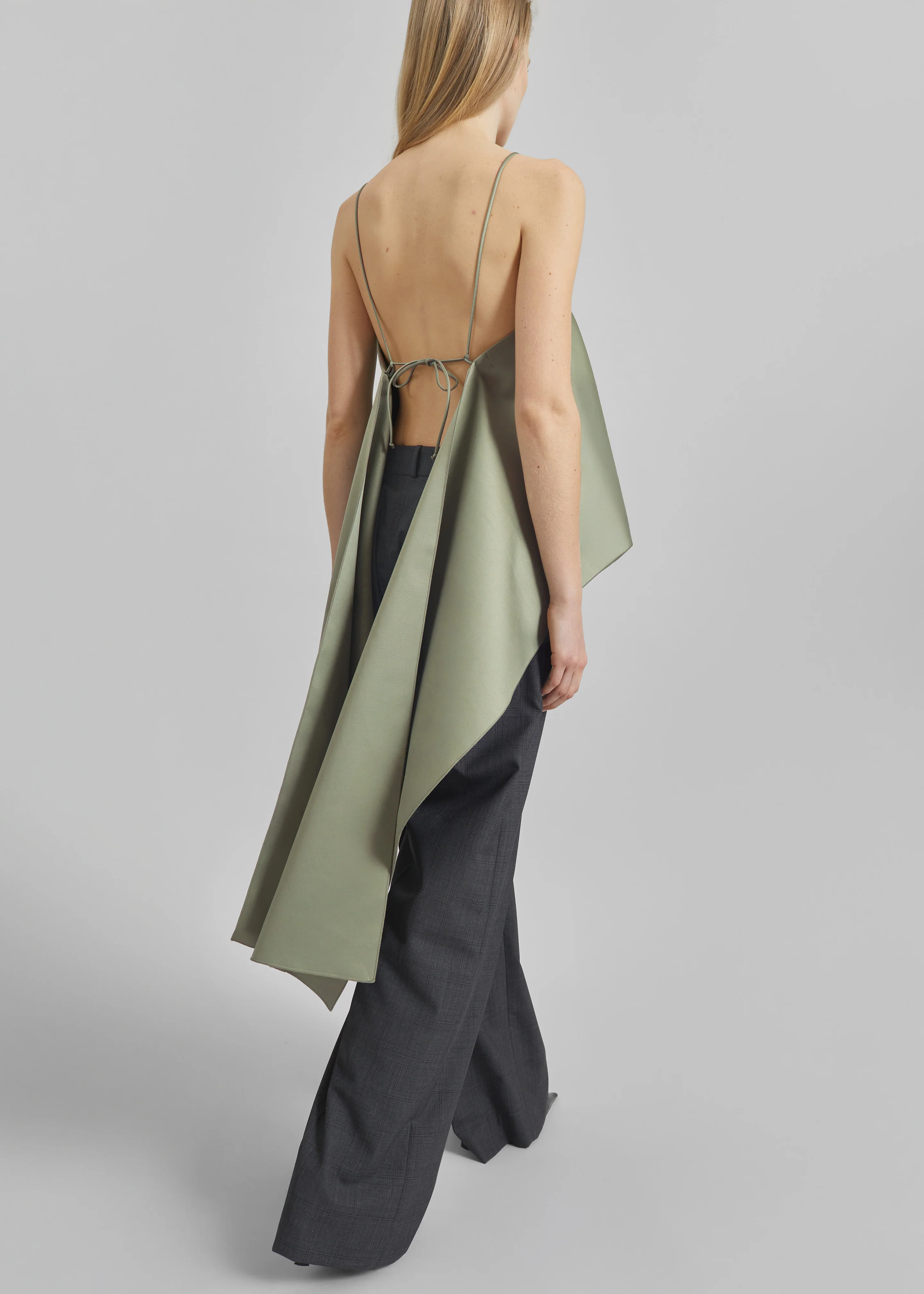 By Malene Birger Trinola Top - Deep Lichen Green - Image 2
