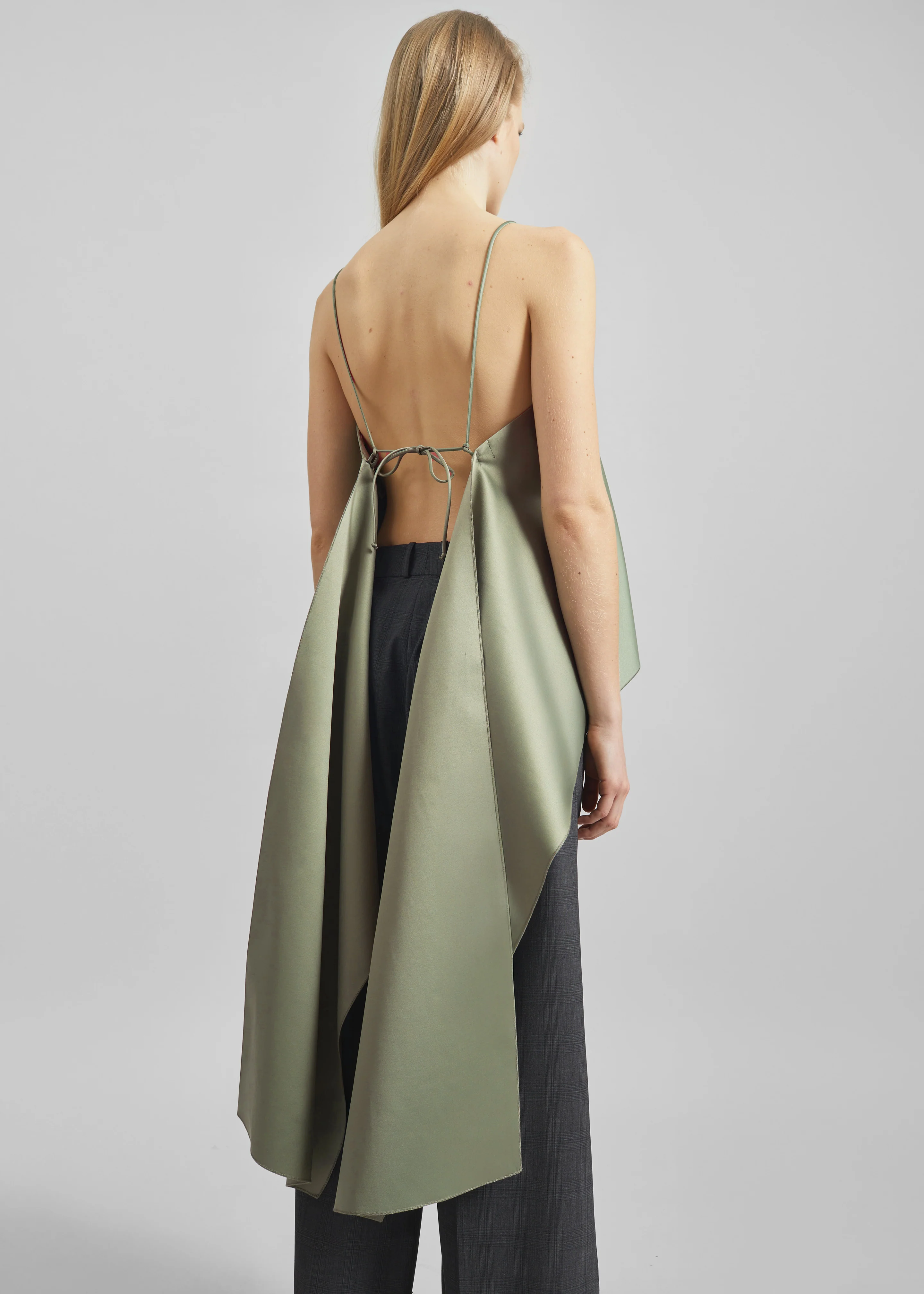 By Malene Birger Trinola Top - Deep Lichen Green - Image 6