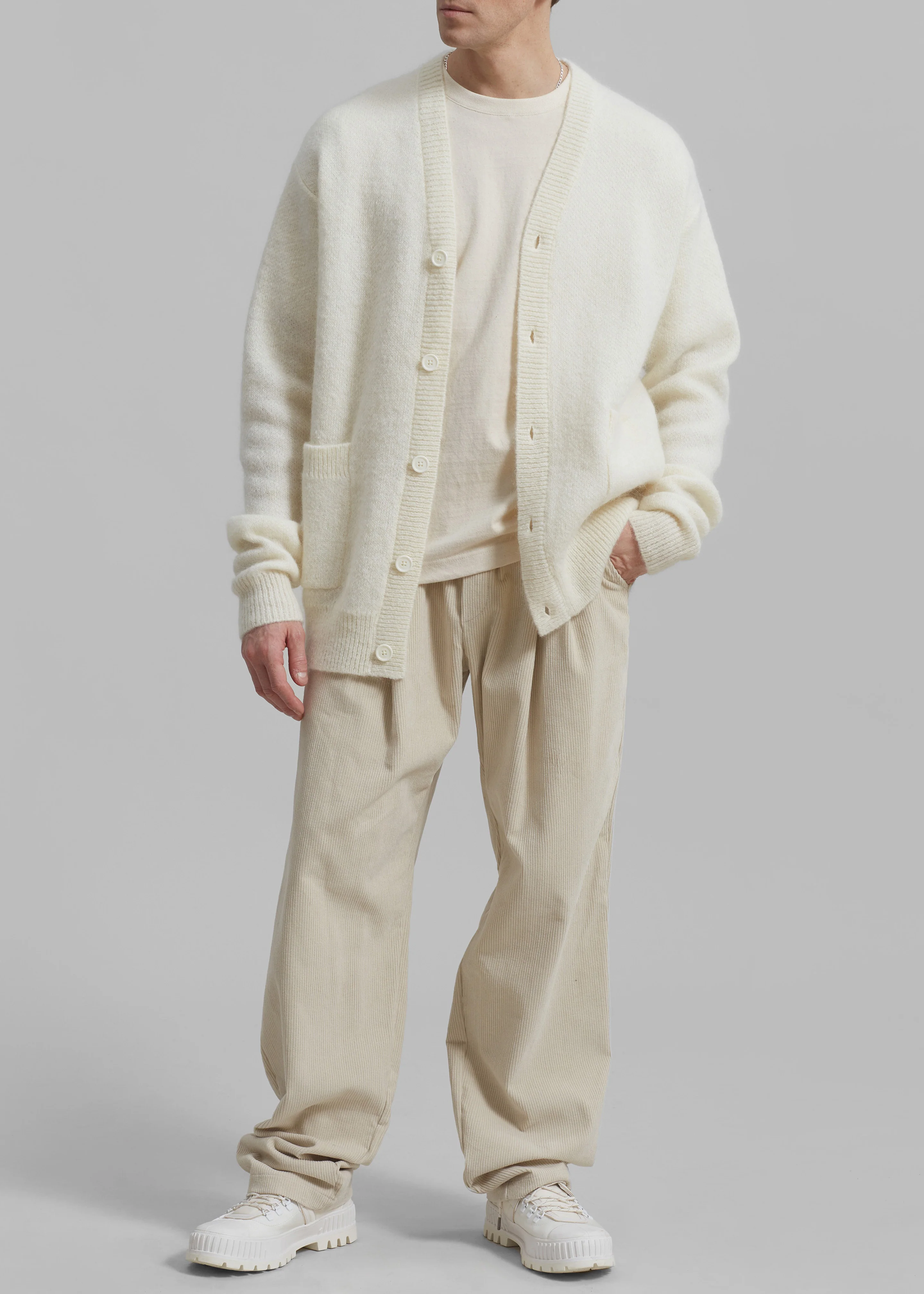 Camden Corduroy Pants - Cream - Image 2