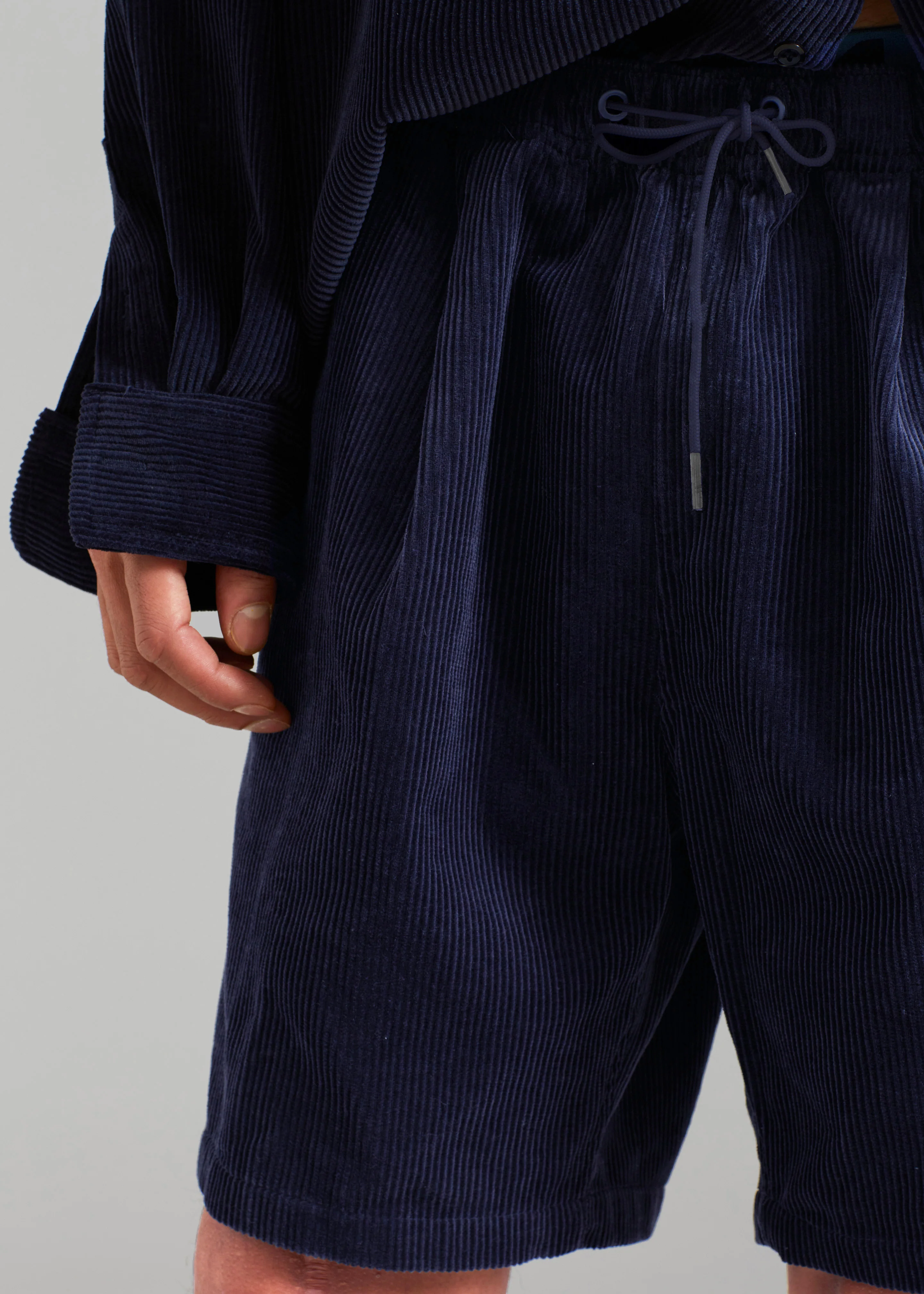 Camden Corduroy Shorts - Navy - Image 3