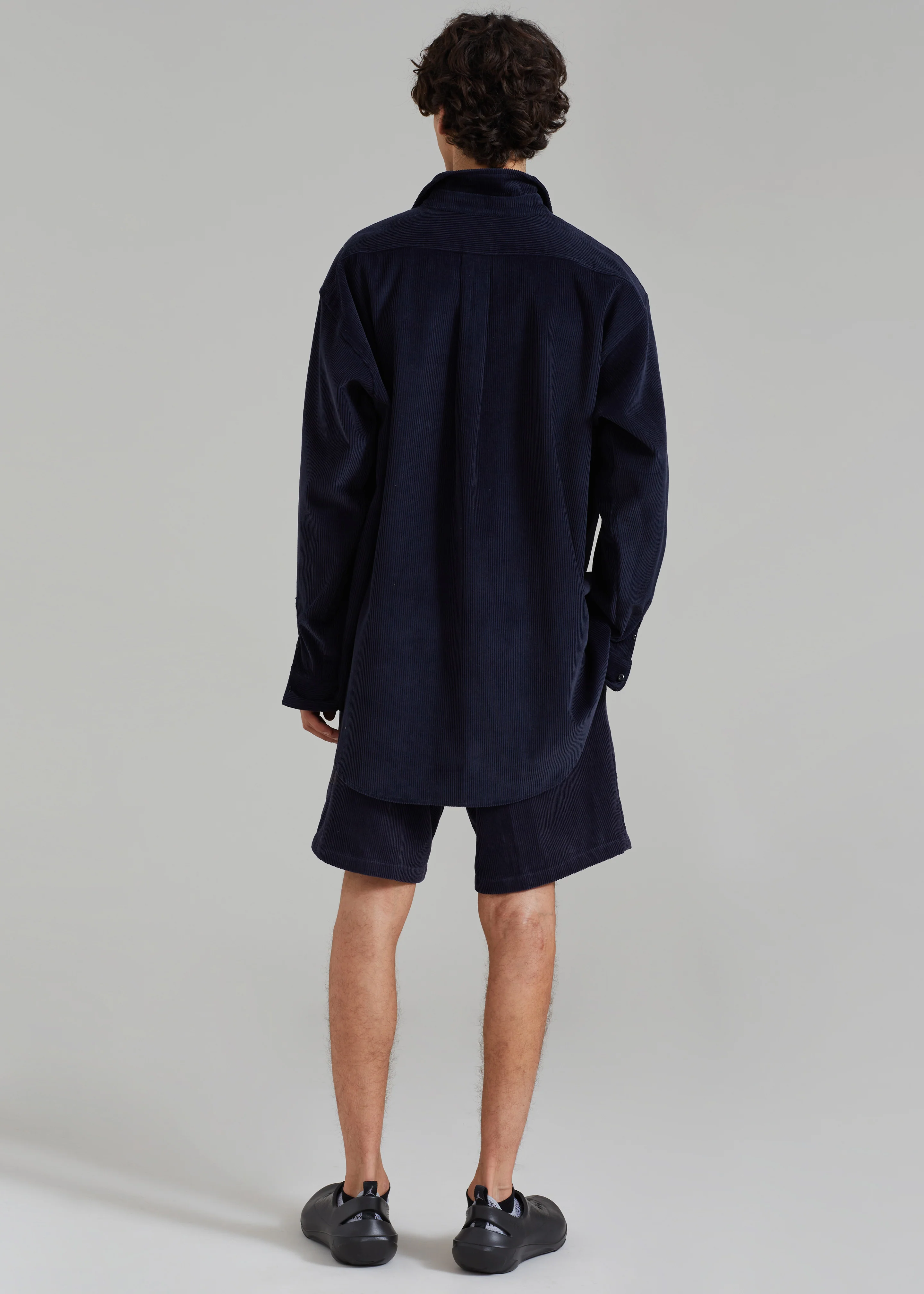 Camden Corduroy Shorts - Navy - Image 7