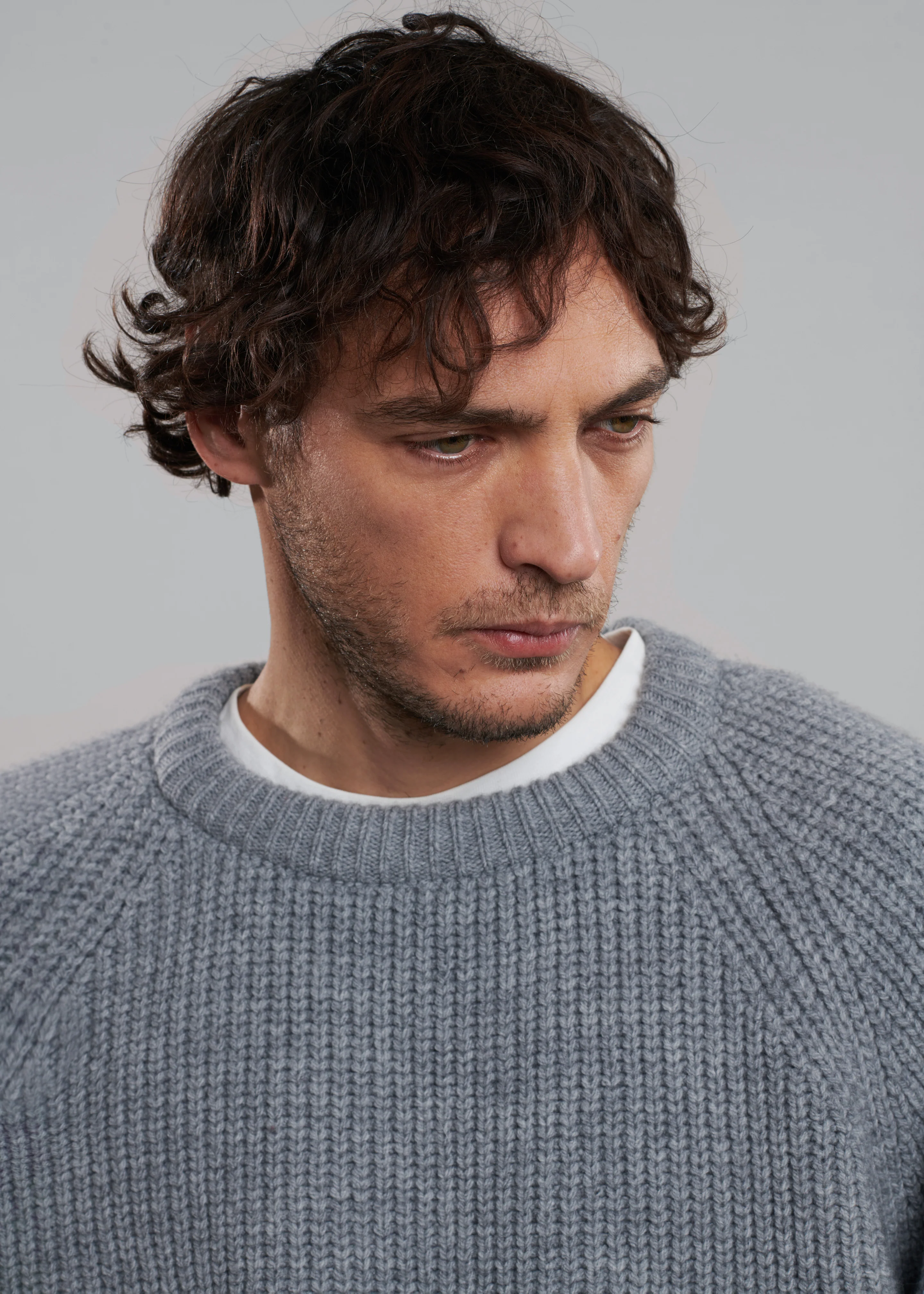 Carter Crew Neck Sweater - Grey - Image 5