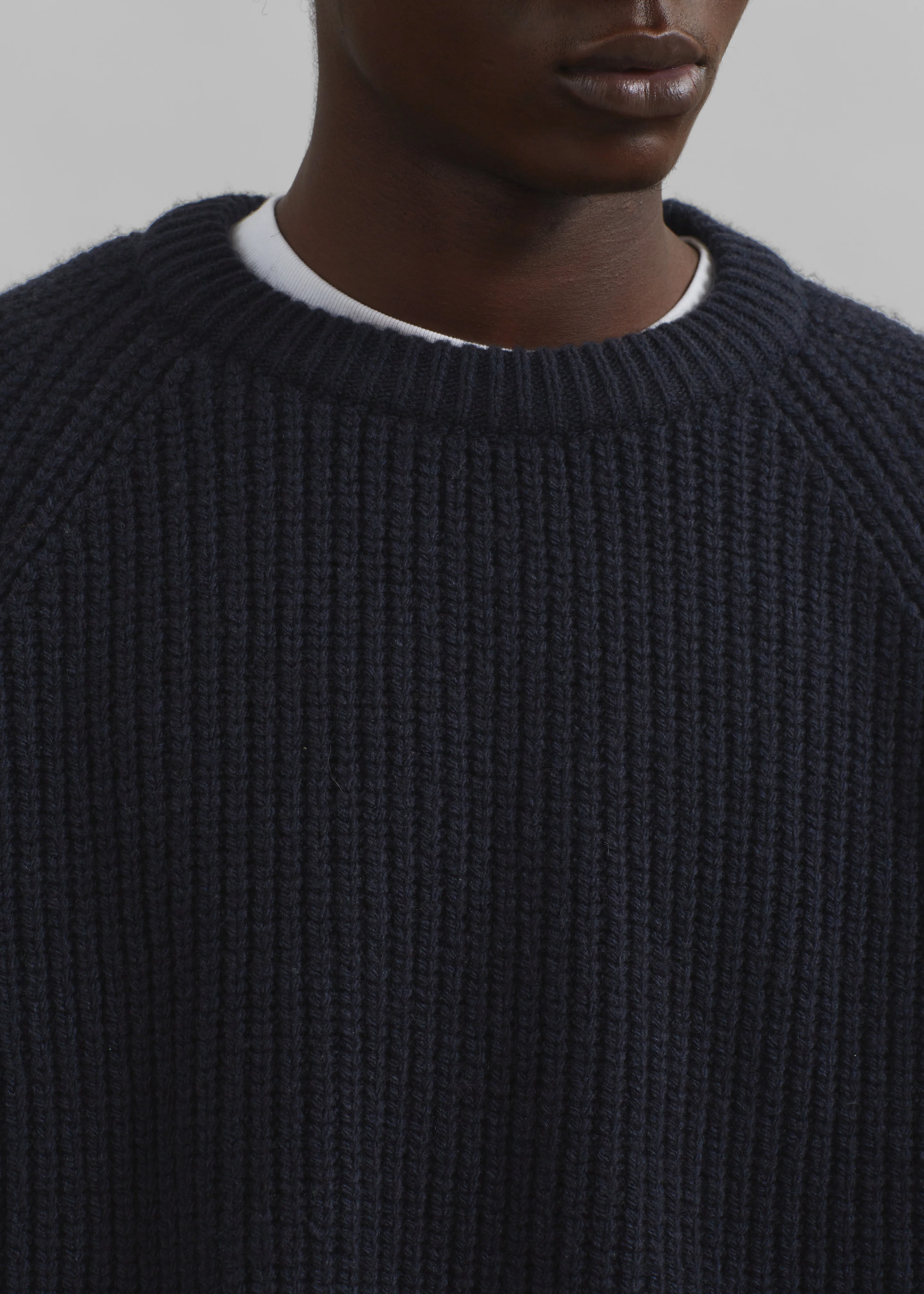 Carter Crew Neck Sweater - Navy - Image 6