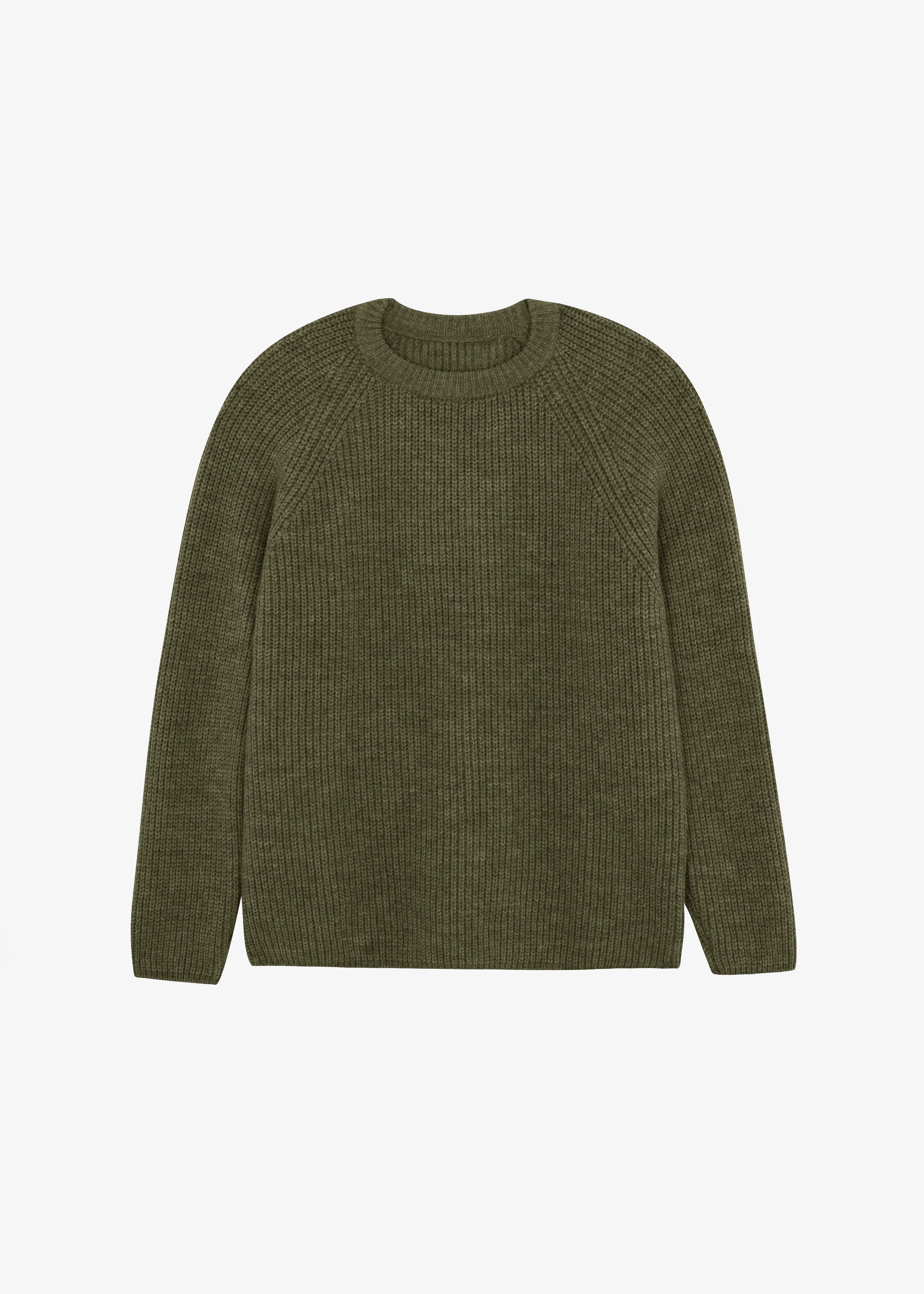 Carter Crew Neck Sweater - Olive - Image 6