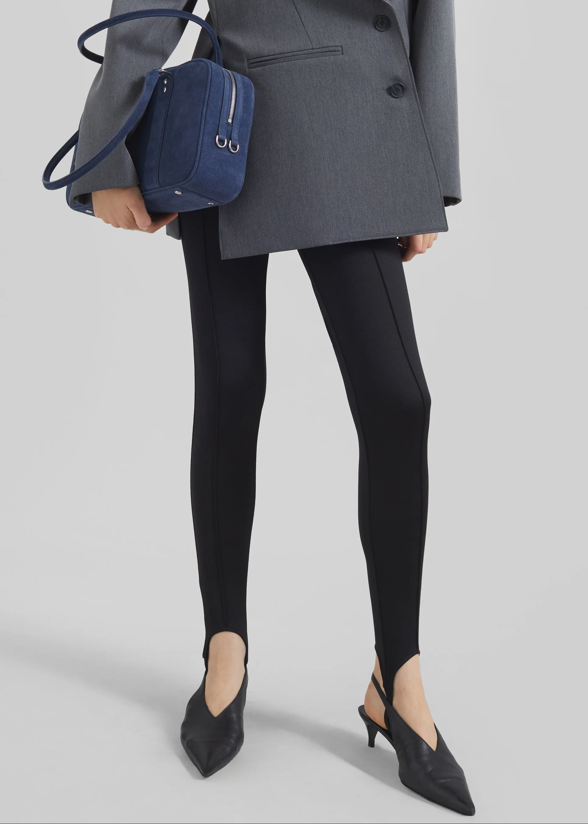 Caserta Stirrup Leggings - Black - Image 2