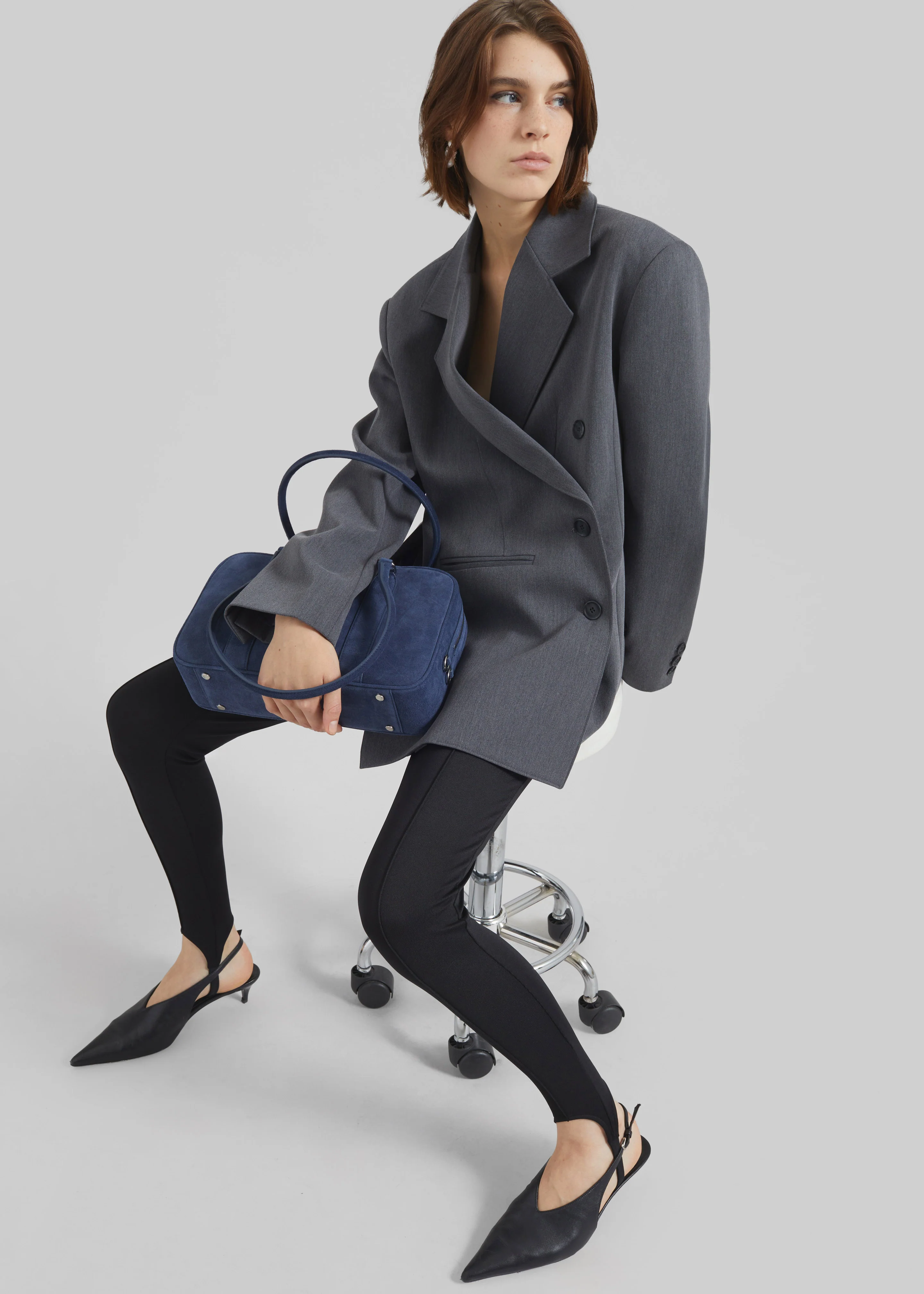 Caserta Stirrup Leggings - Black - Image 4