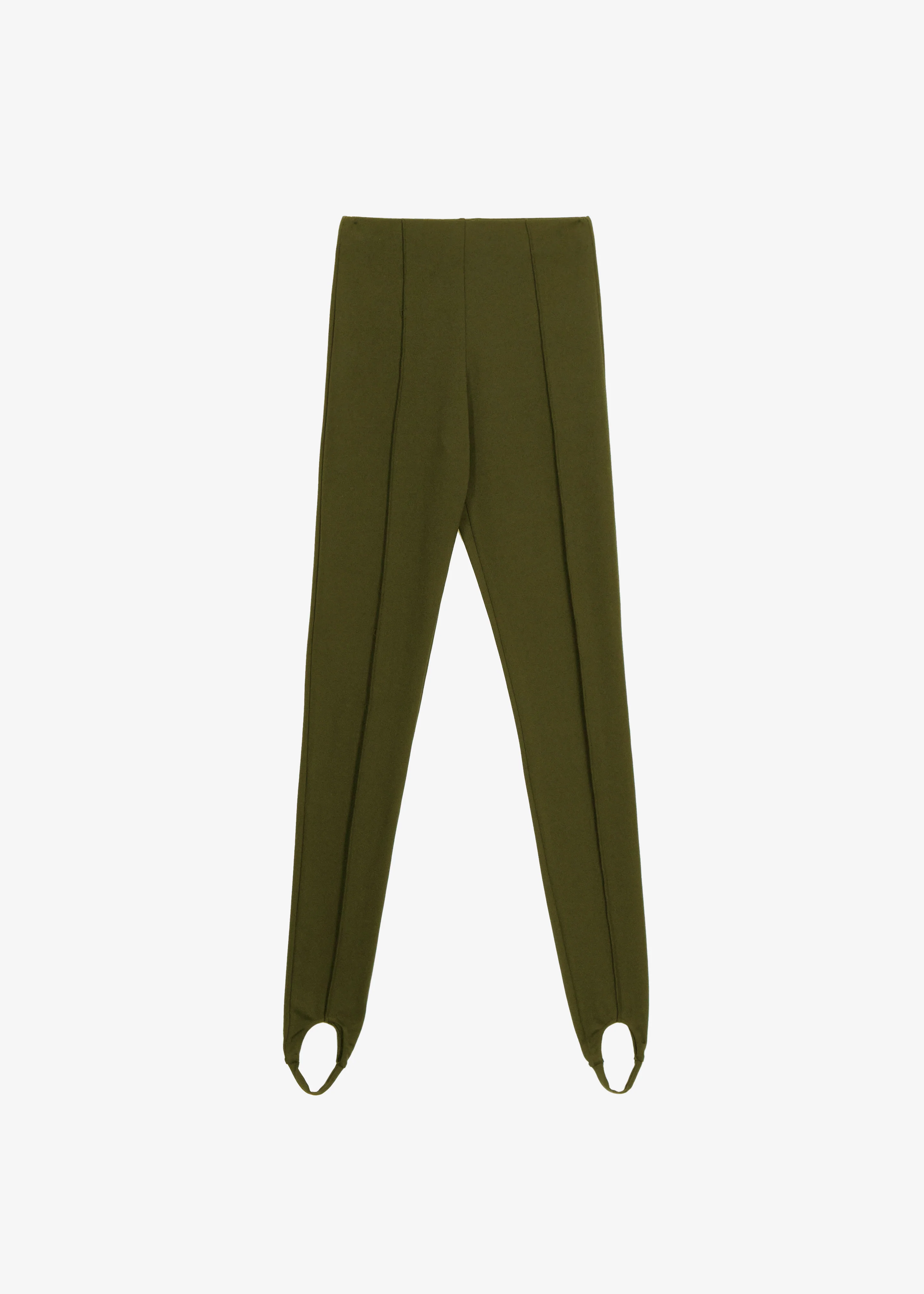 Caserta Stirrup Leggings - Olive - Image 7