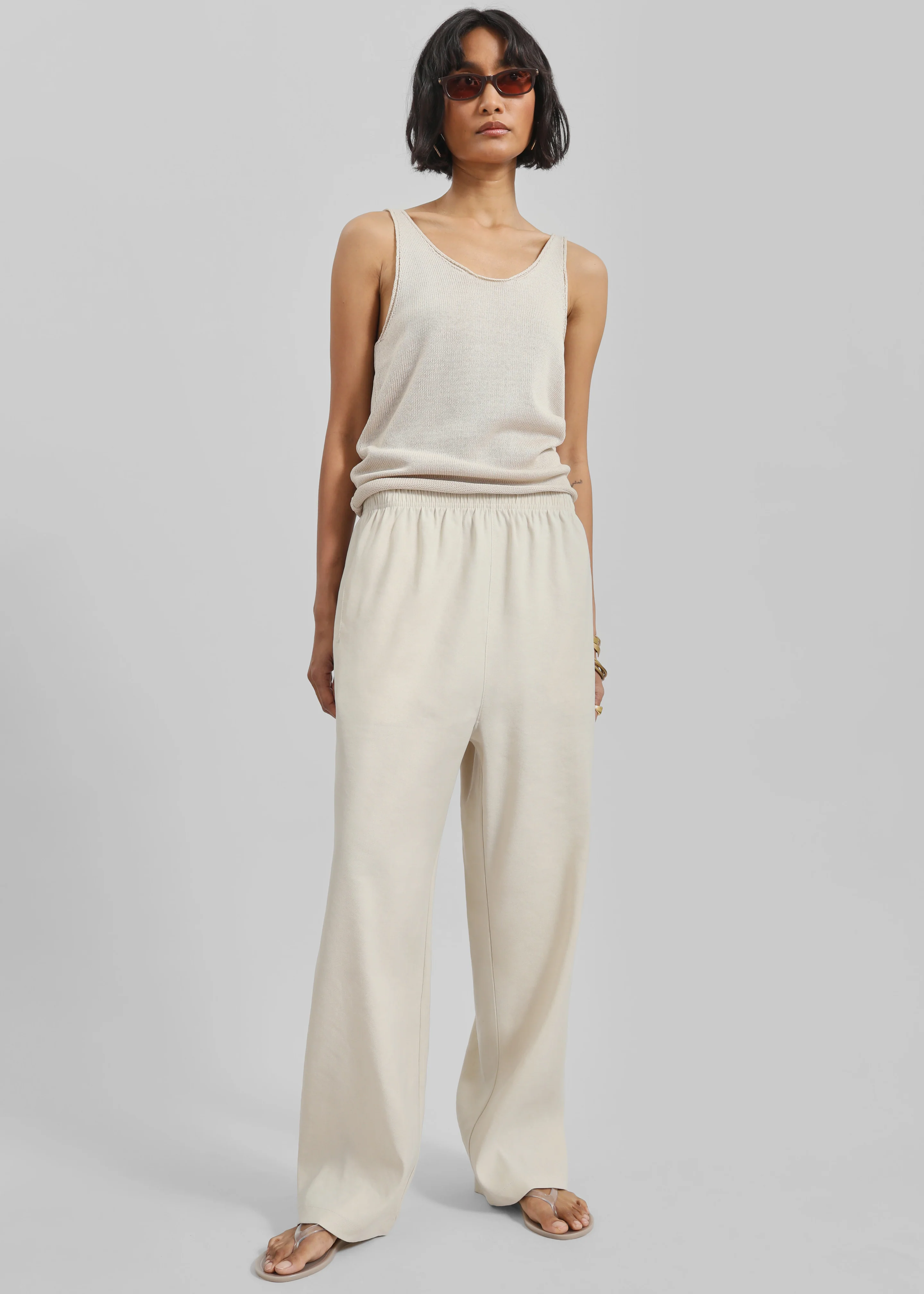 Cavert Linen Pants - Sand - Image 4