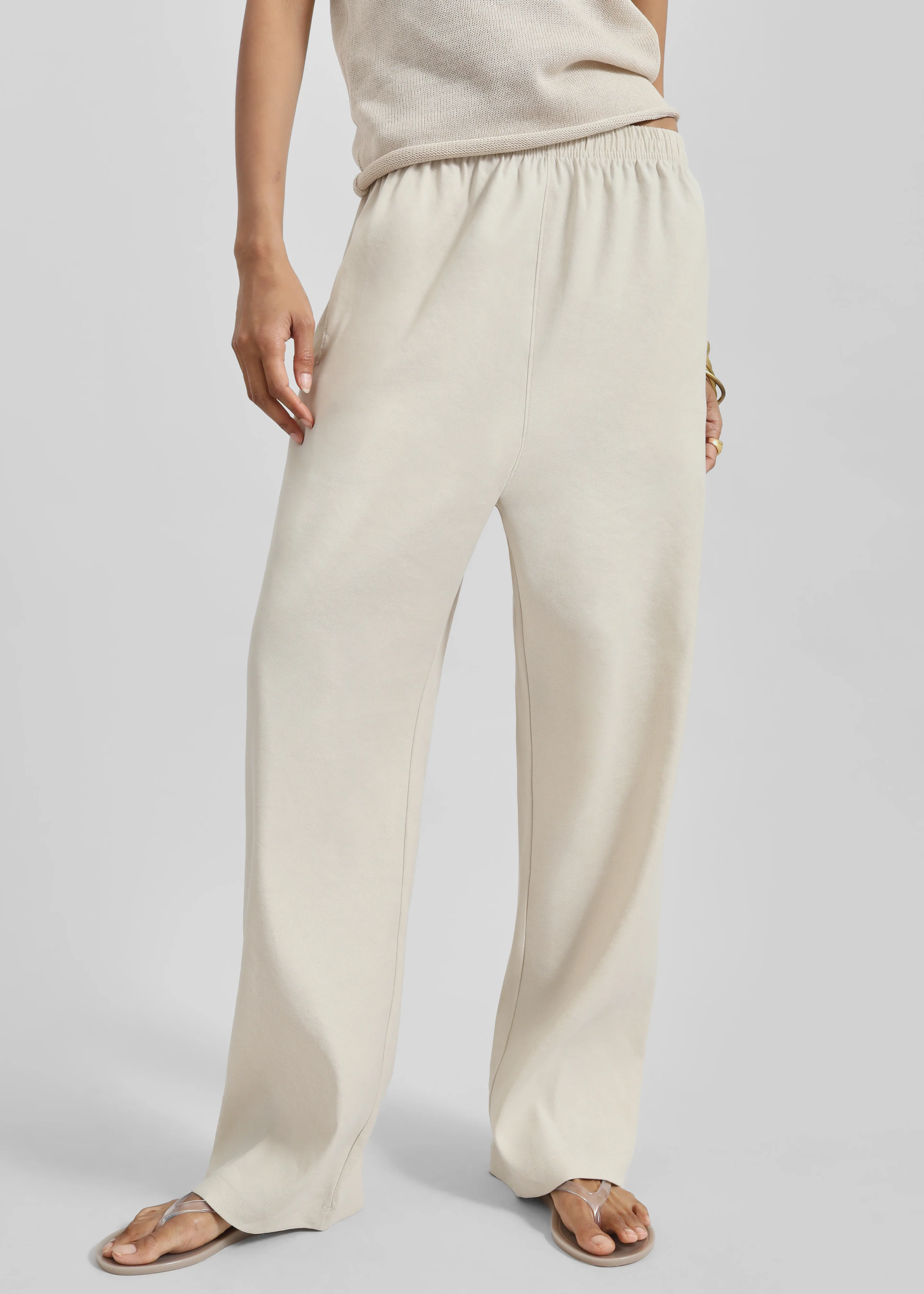 Cavert Linen Pants - Sand - Image 5