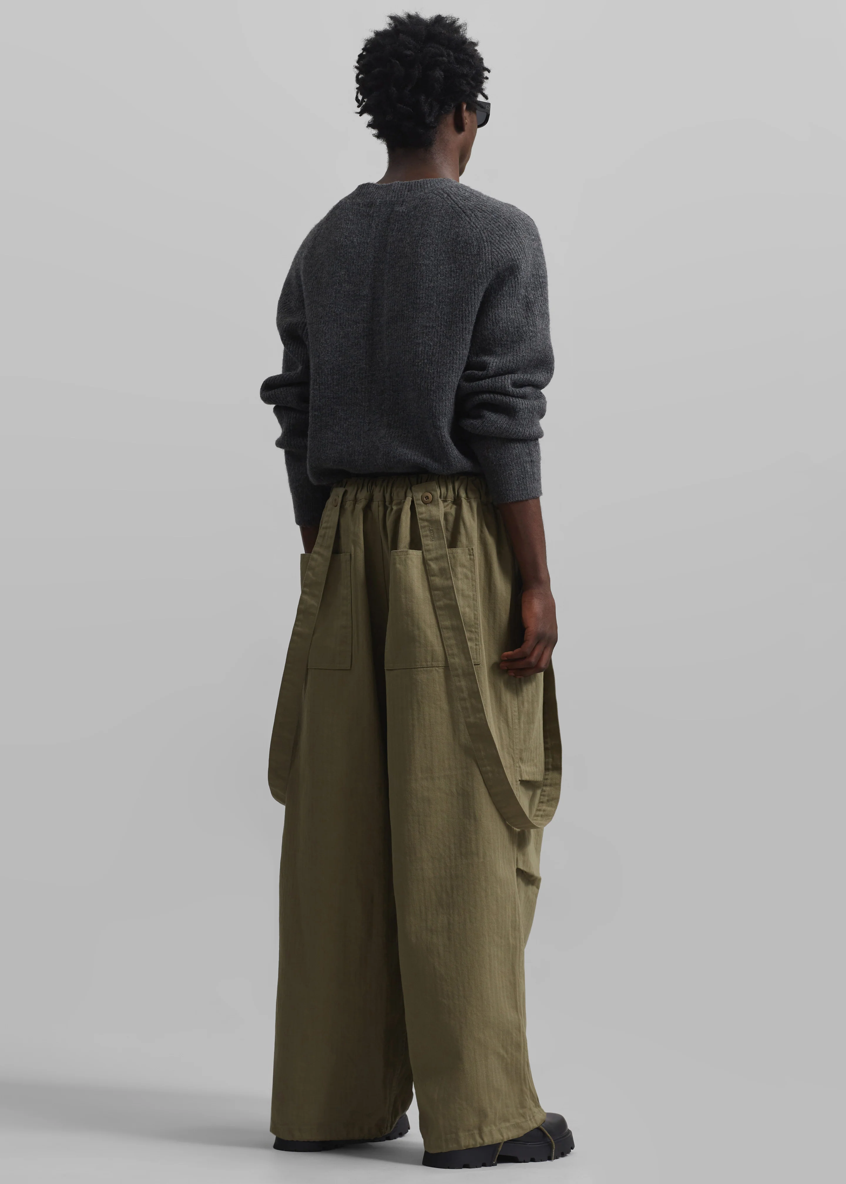 Chard Balloon Pants - Khaki - Image 8