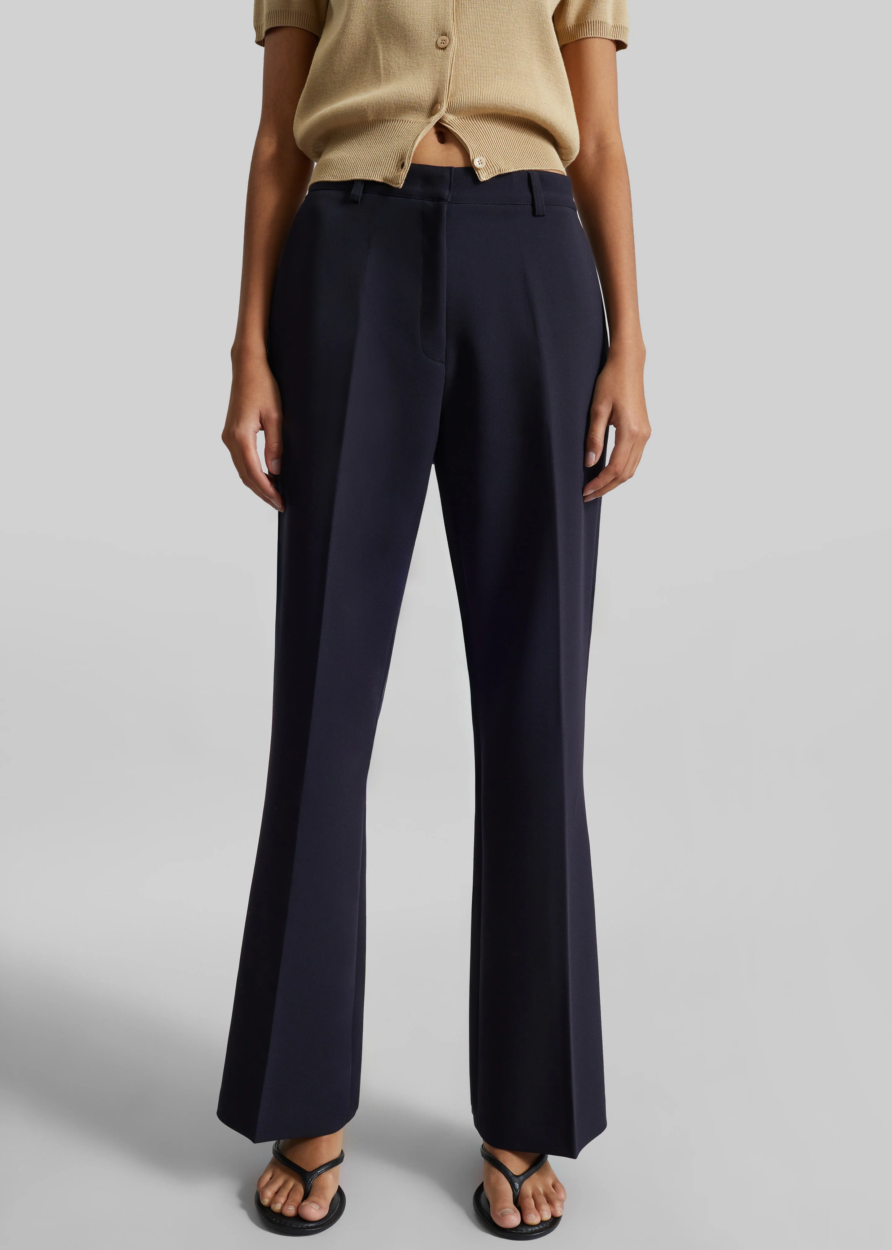 Chesnay Bootcut Pants - Navy - Image 3