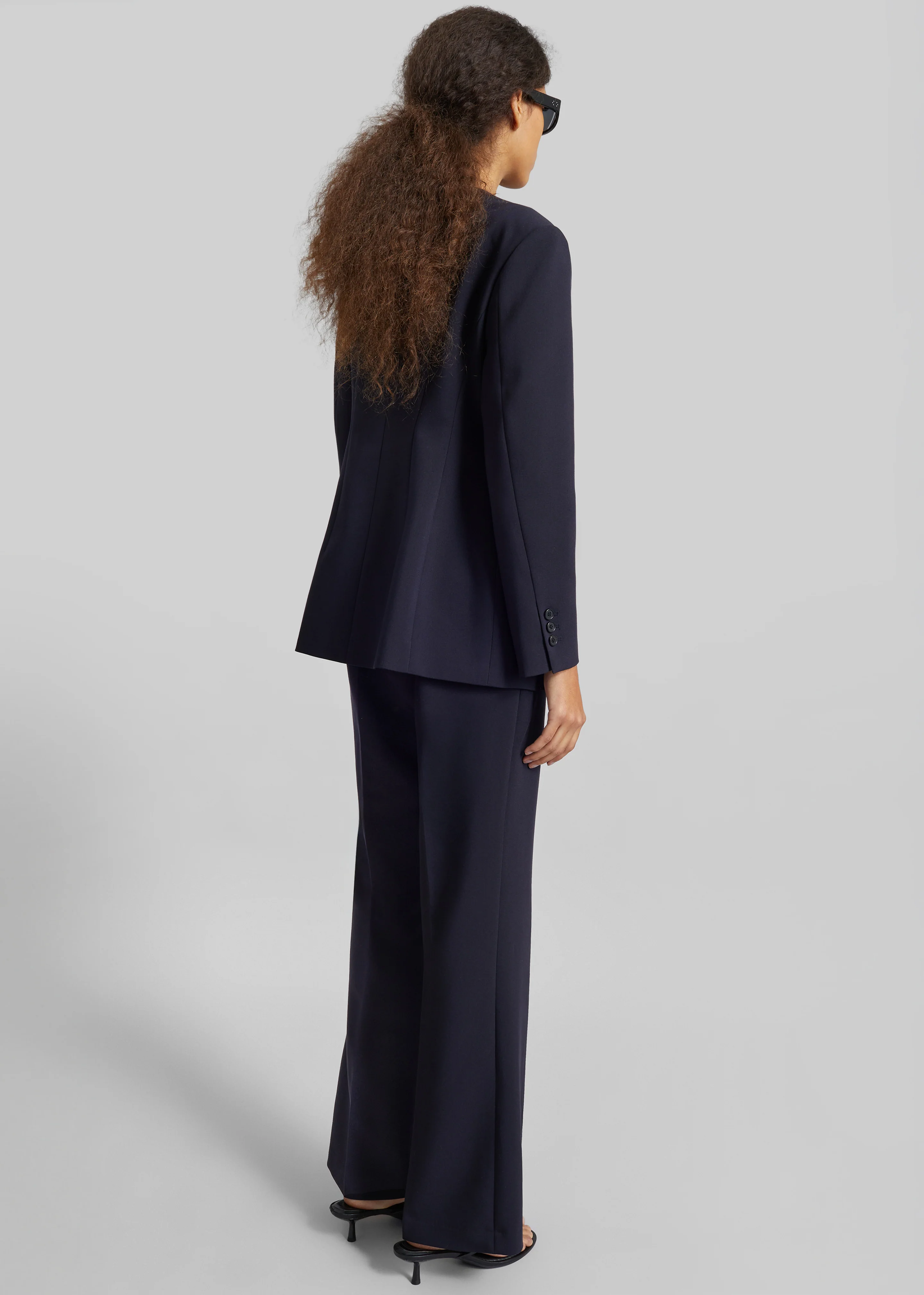 Chesnay Bootcut Pants - Navy - Image 8