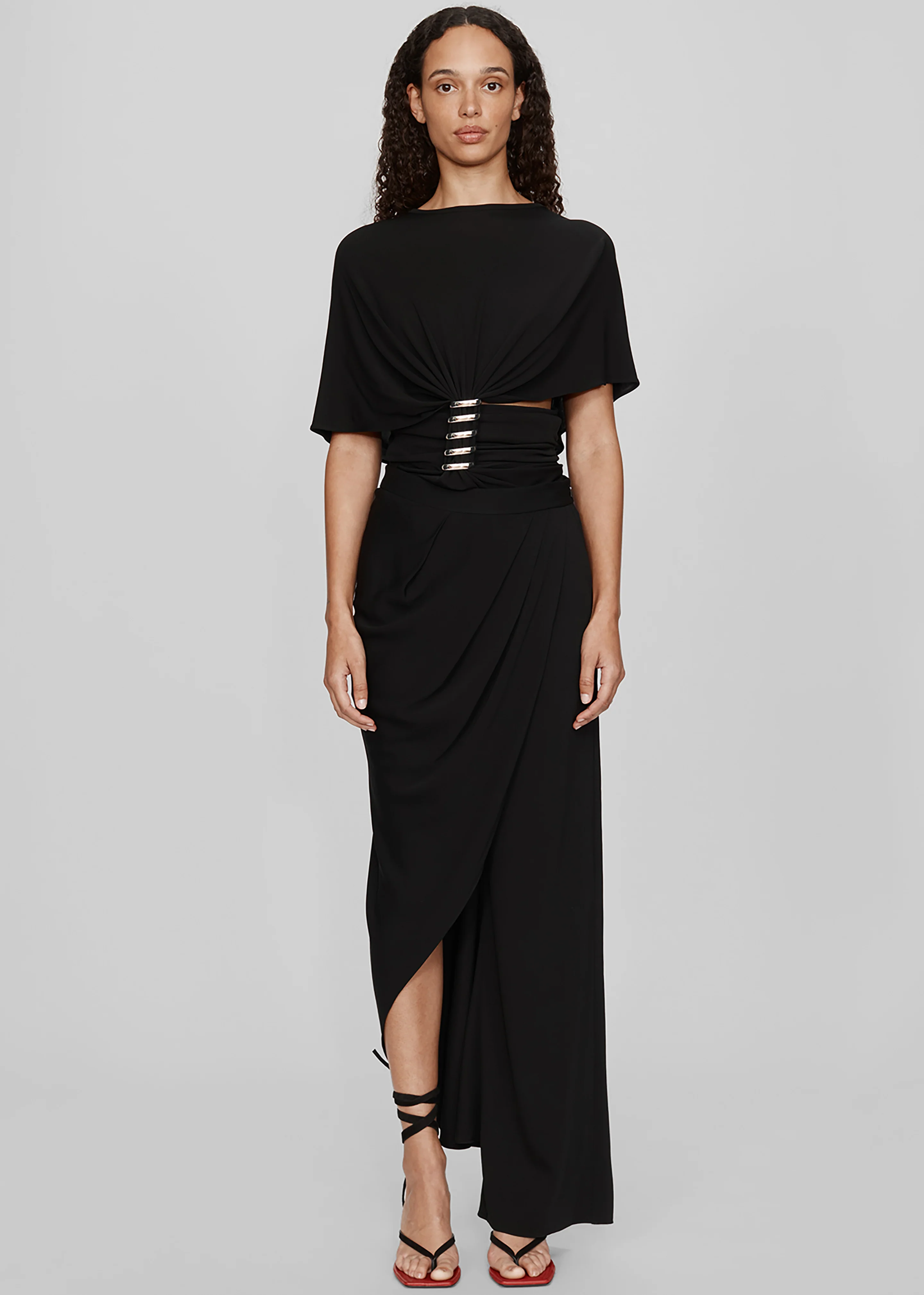 Christopher Esber Coiled Jersey Tee - Black - Image 2