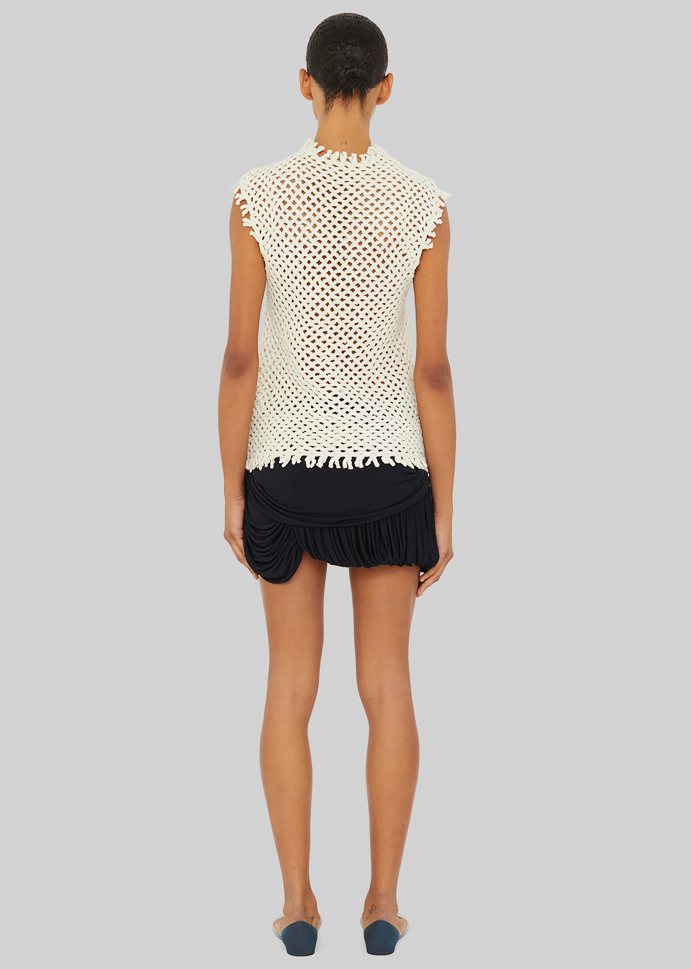 Christopher Esber Lattice Knit Tank - White - Image 6