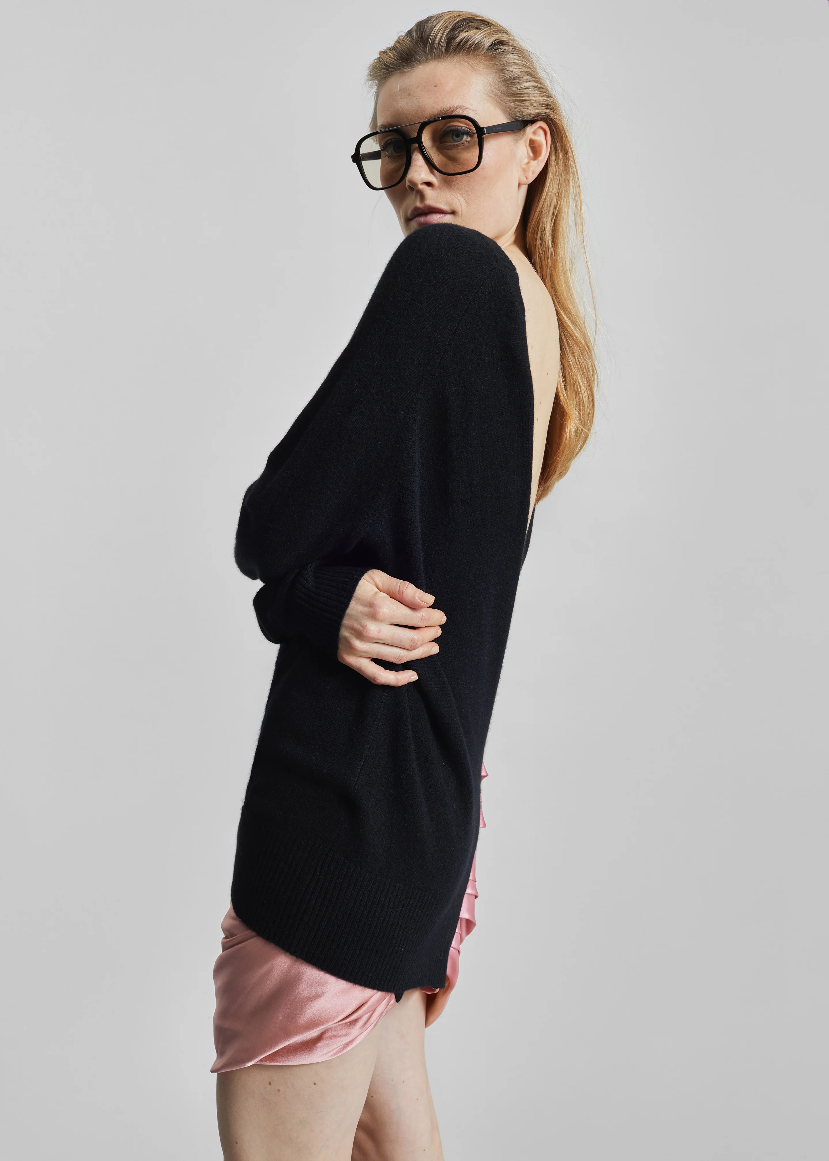 Christopher Esber Monument Cummerbund Silk Mini Dress - Neapolitan - Image 7