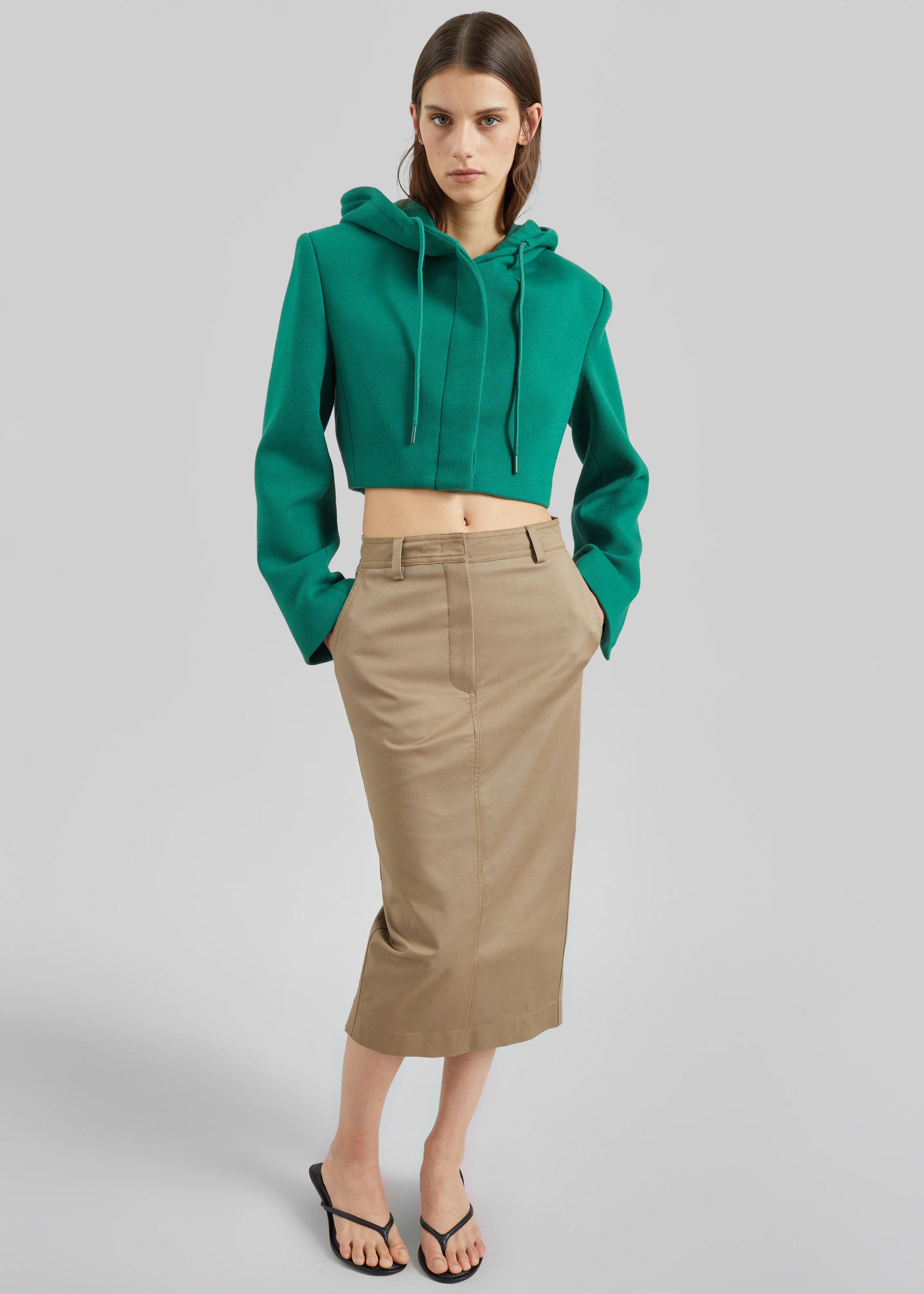 Christopher Esber Noa Hoodie - Leaf - Image 2